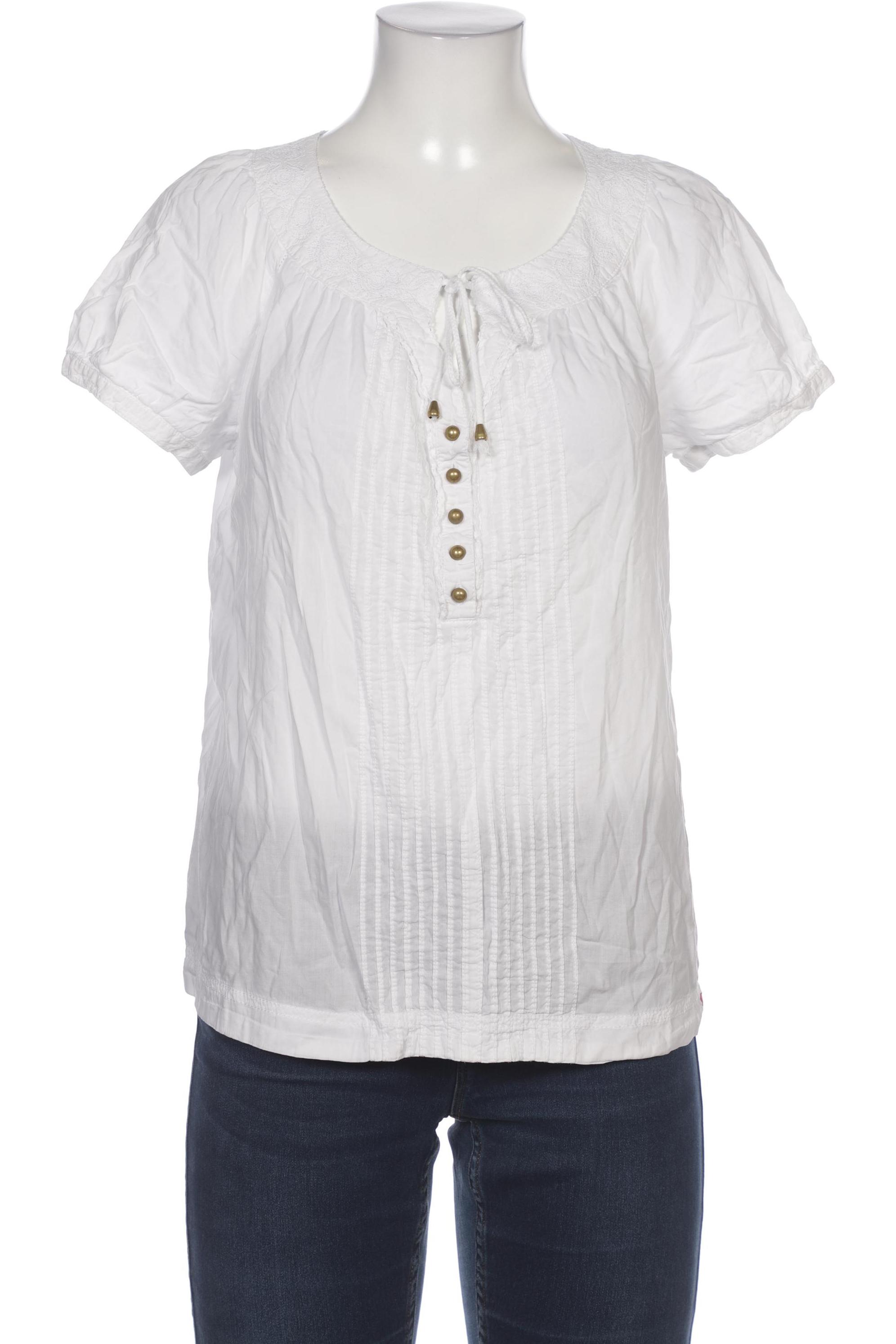

edc by Esprit Damen Bluse, weiß
