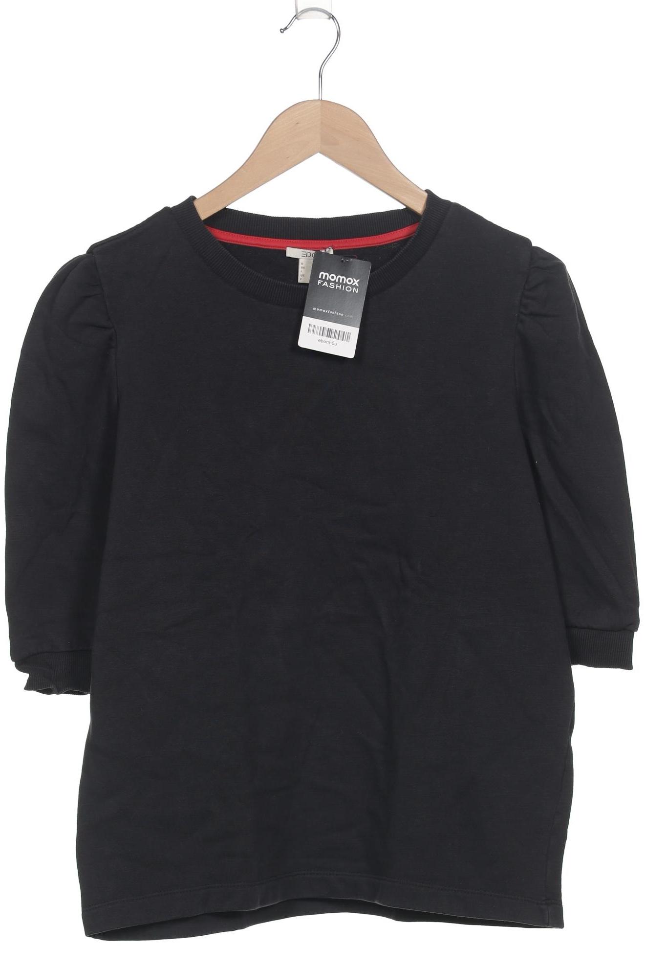 

edc by Esprit Damen Sweatshirt, schwarz, Gr. 36