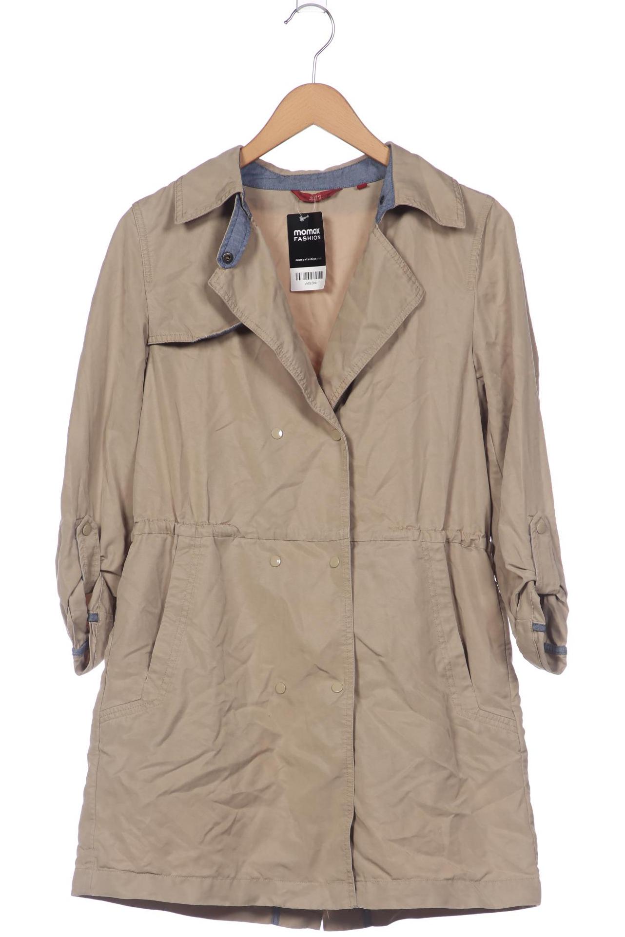

edc by Esprit Damen Mantel, beige, Gr. 36
