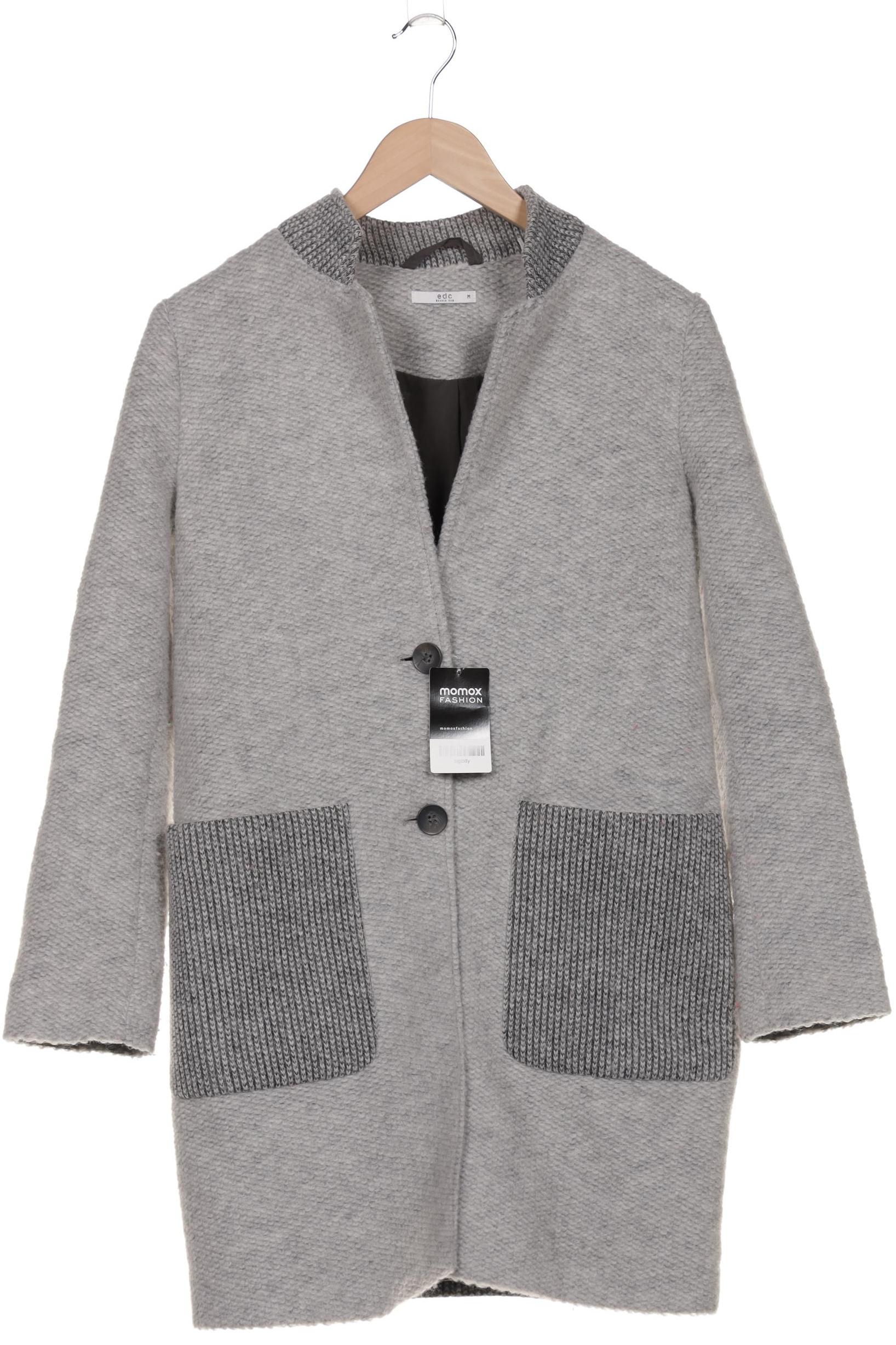

edc by Esprit Damen Mantel, grau, Gr. 38