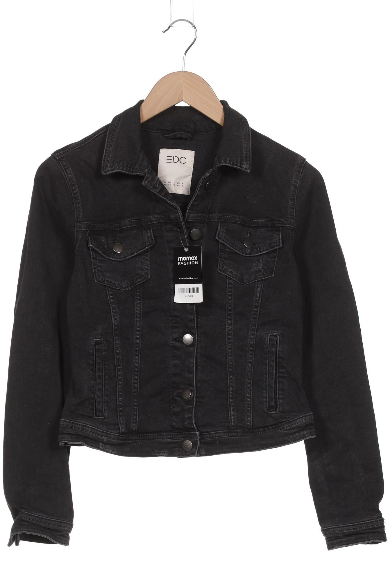 

edc by Esprit Damen Jacke, schwarz, Gr. 34