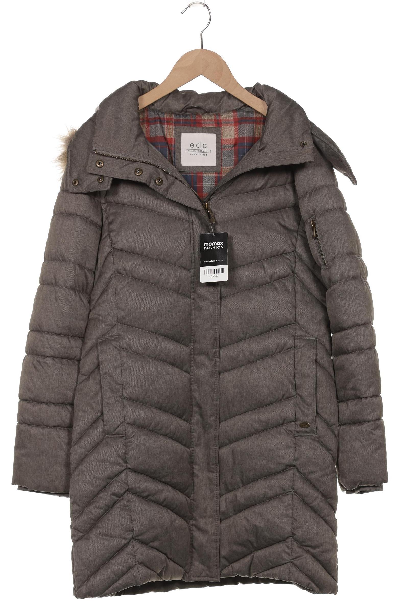 

edc by Esprit Damen Mantel, grün, Gr. 36