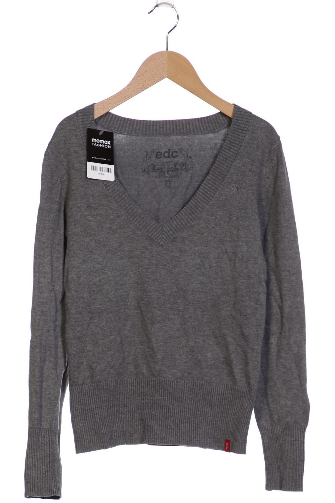 

edc by Esprit Damen Pullover, grau, Gr. 38