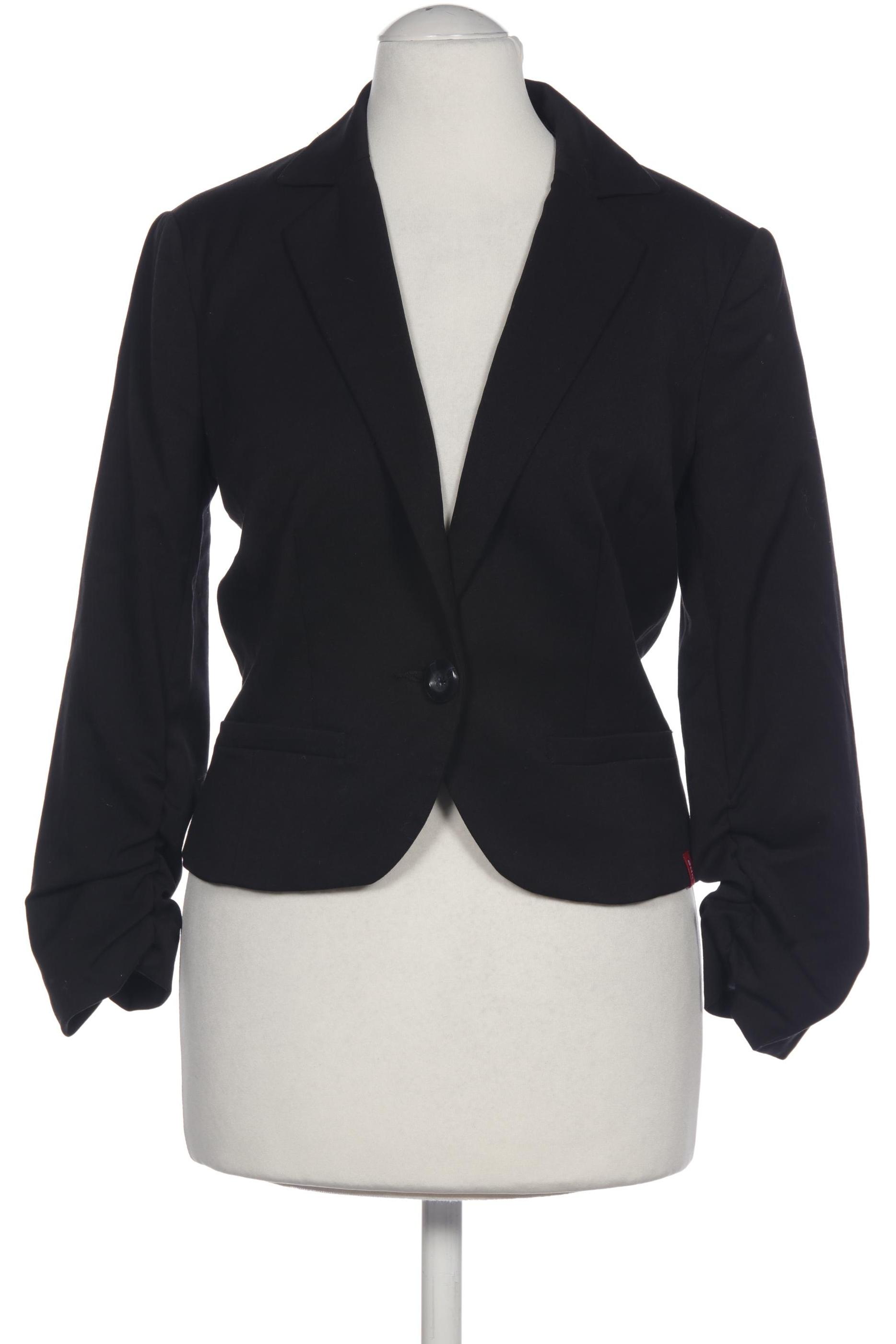 

edc by Esprit Damen Blazer, schwarz, Gr. 34