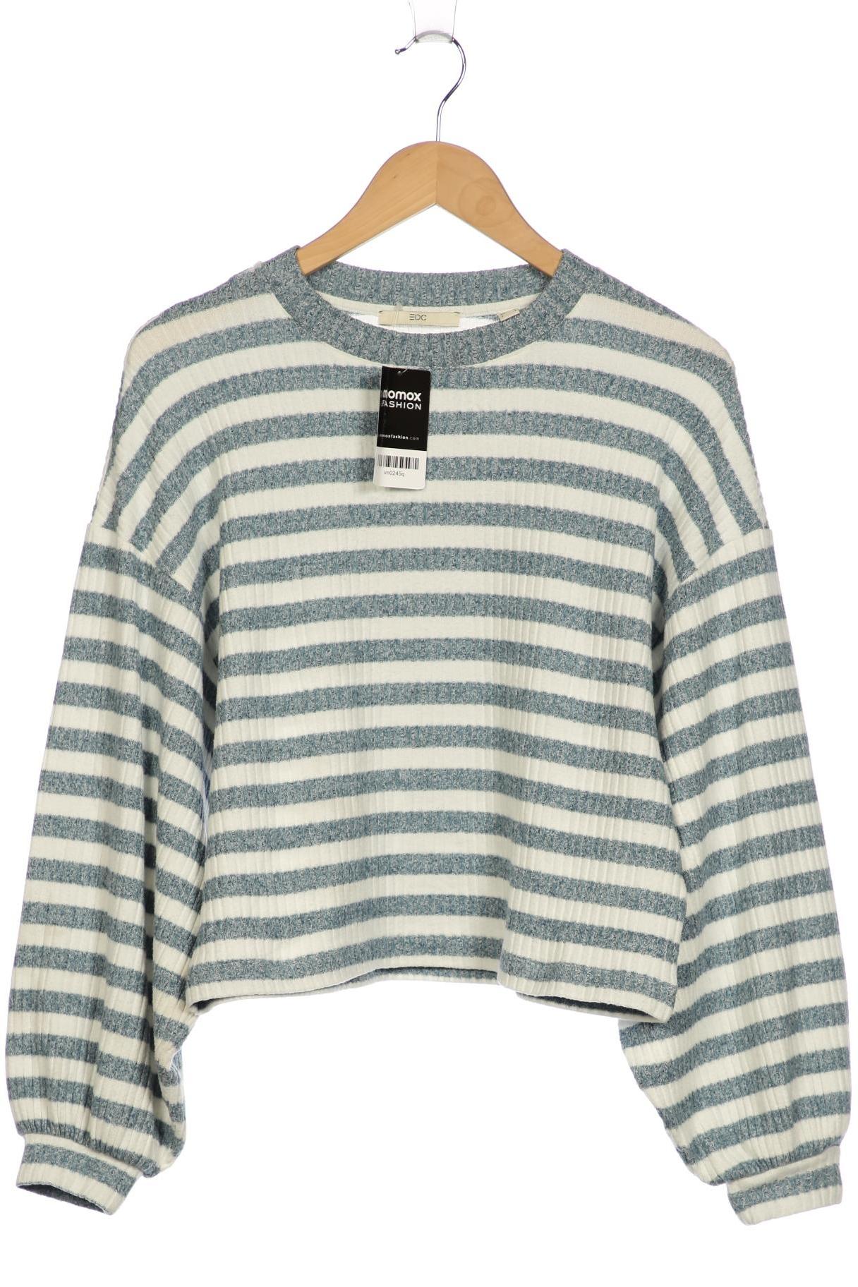 

edc by Esprit Damen Pullover, blau, Gr. 38