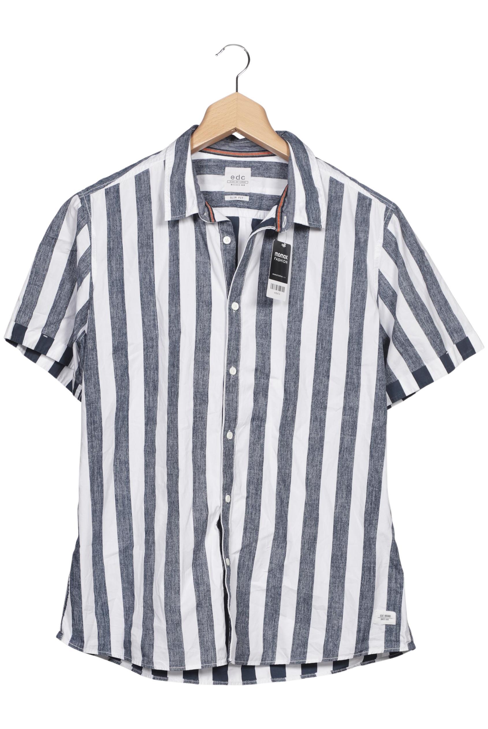 

edc by Esprit Herren Hemd, mehrfarbig, Gr. 56