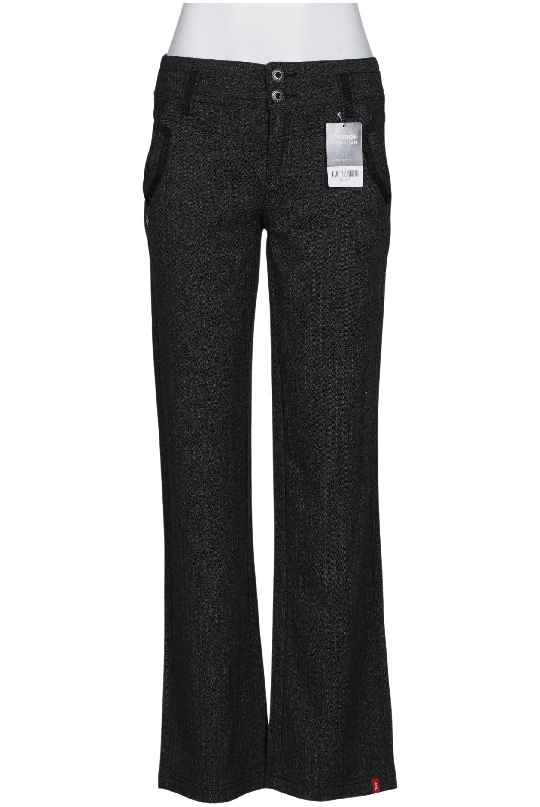 

edc by Esprit Damen Stoffhose, grau, Gr. 36