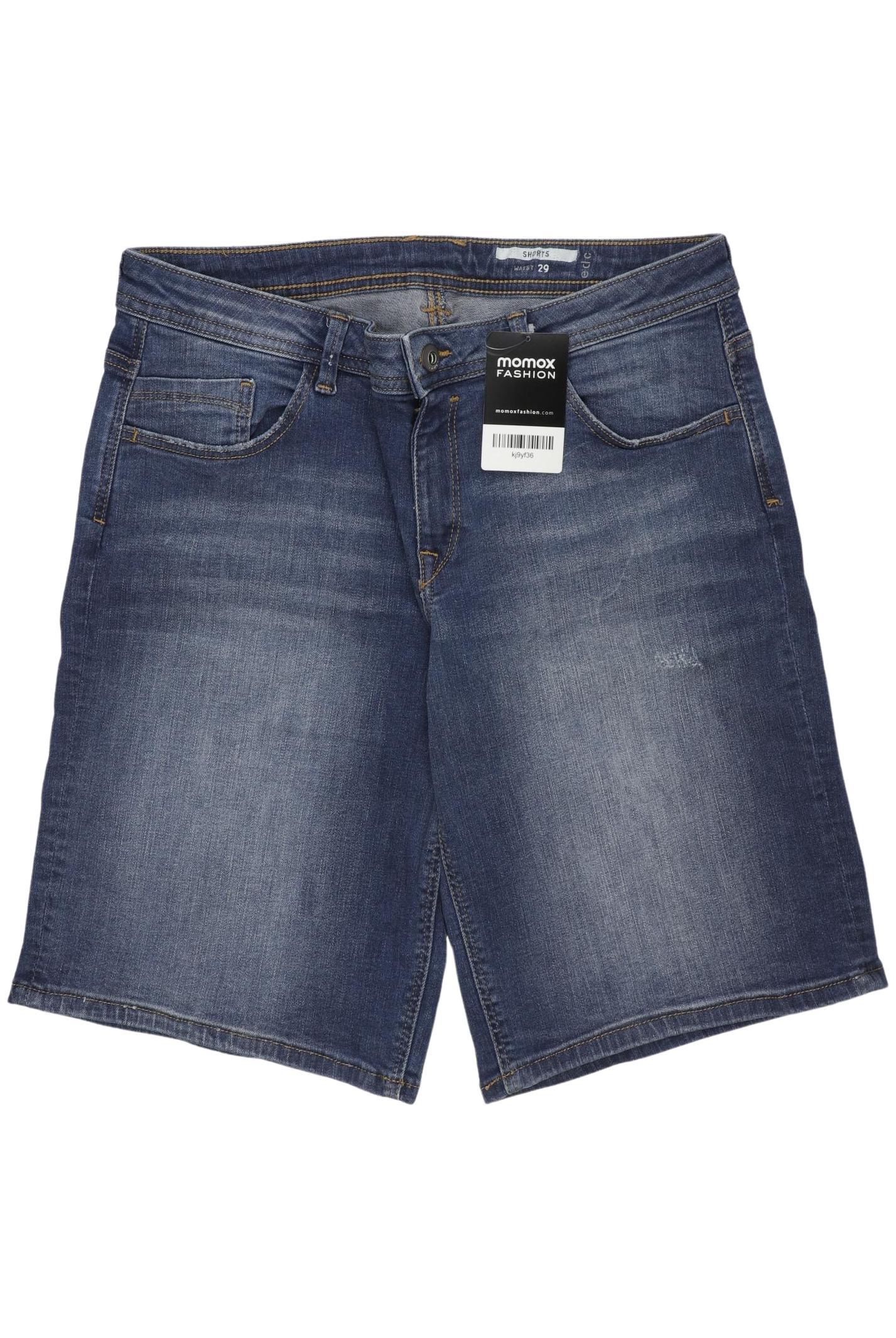 

edc by Esprit Damen Shorts, blau, Gr. 29