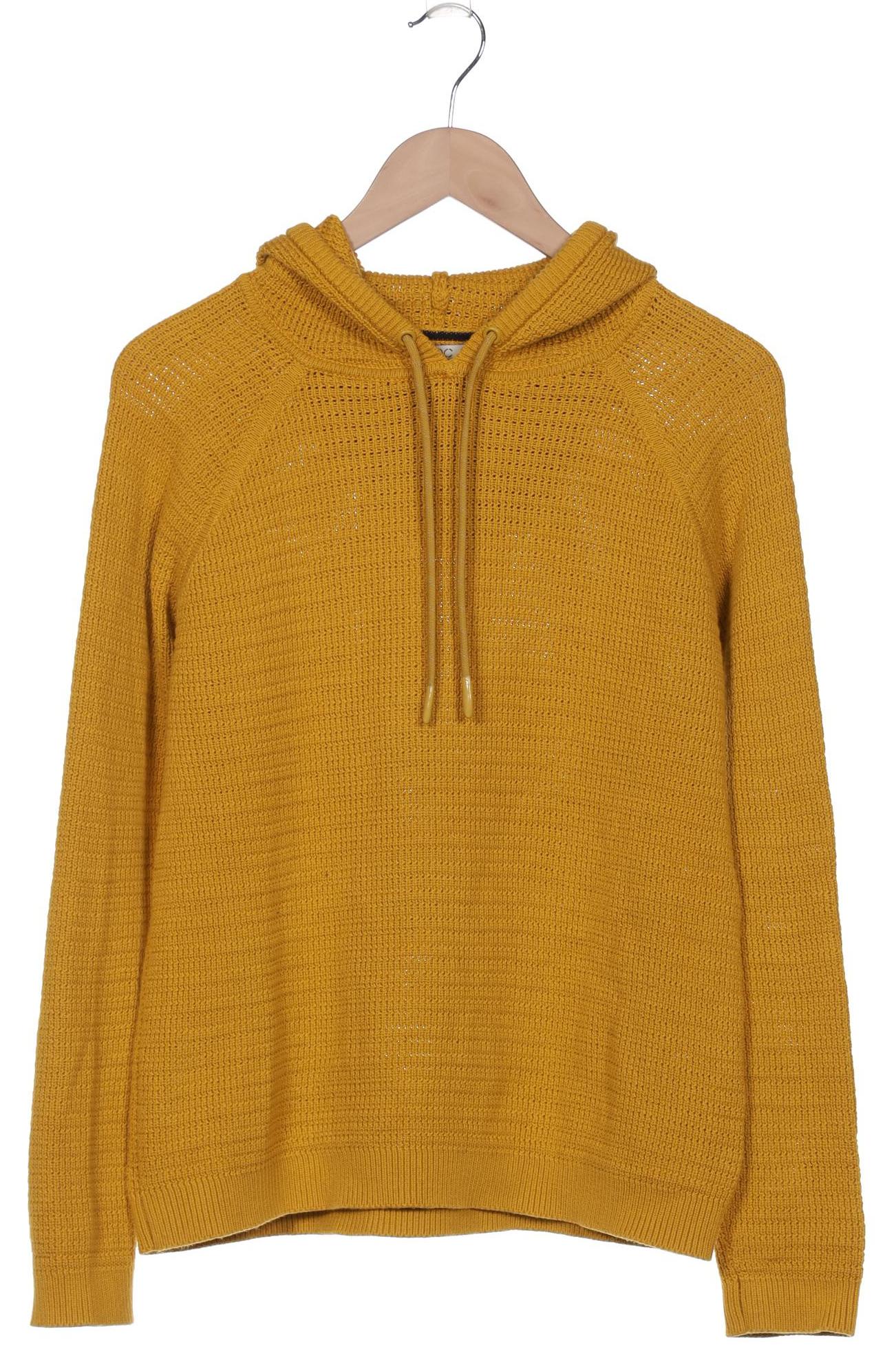

edc by Esprit Damen Kapuzenpullover, gelb, Gr. 38