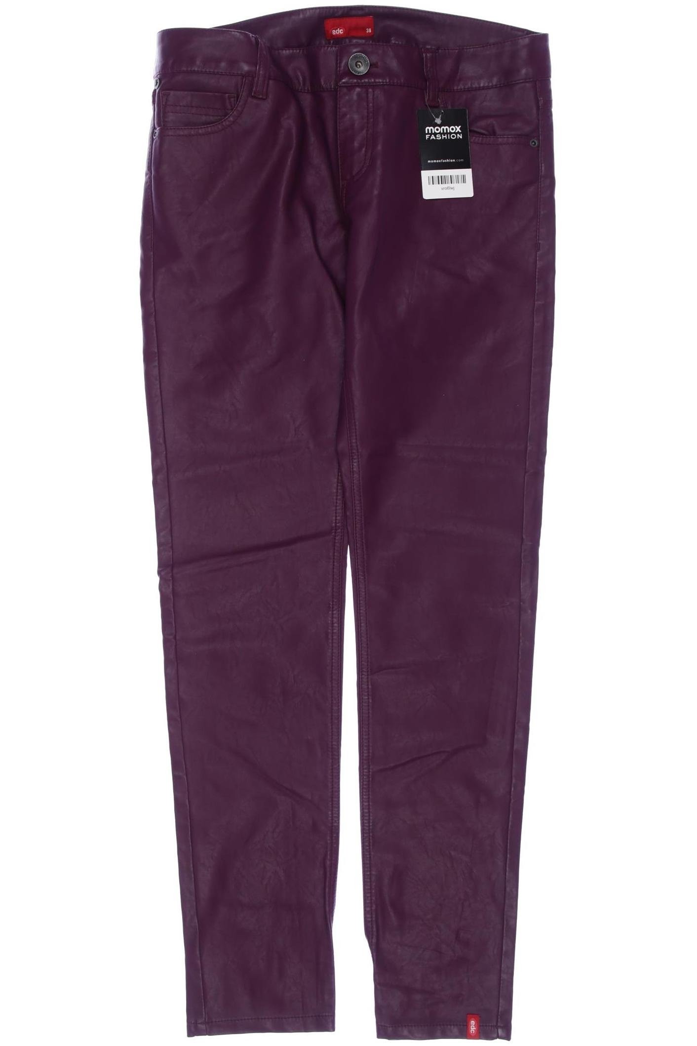 

edc by Esprit Damen Stoffhose, flieder, Gr. 38