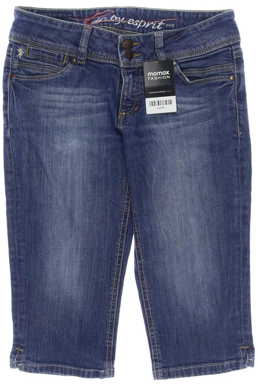 

edc by Esprit Damen Shorts, blau, Gr. 28