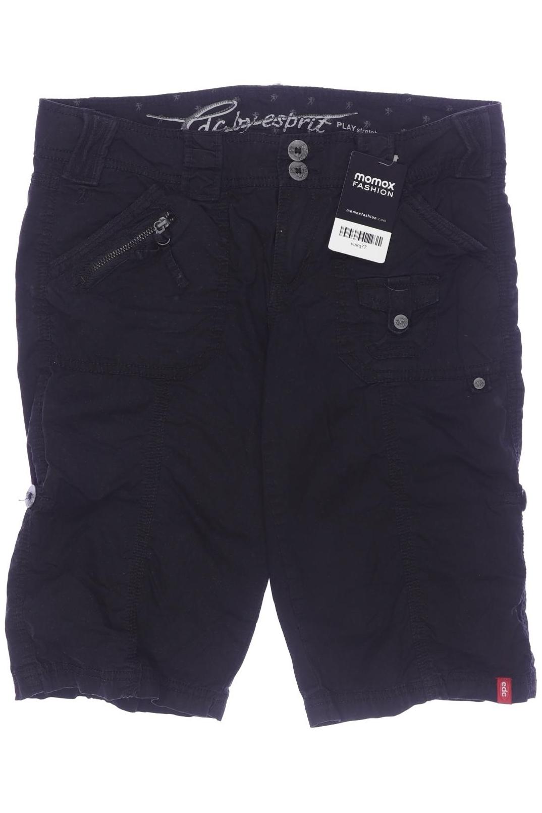 

edc by Esprit Damen Shorts, schwarz, Gr. 36