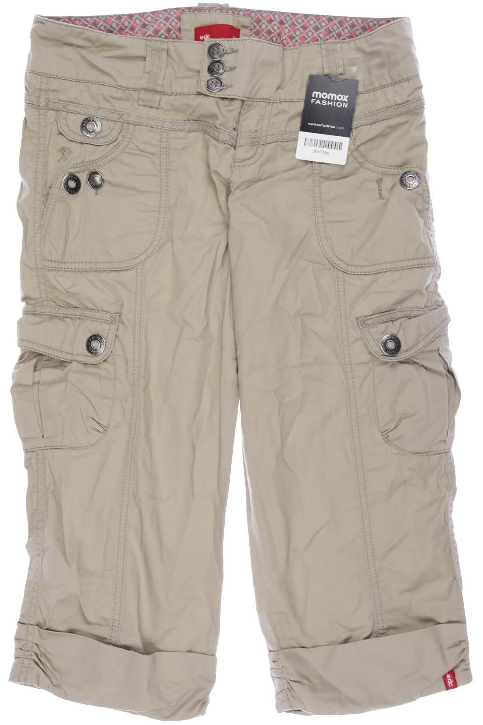 

edc by Esprit Damen Stoffhose, beige