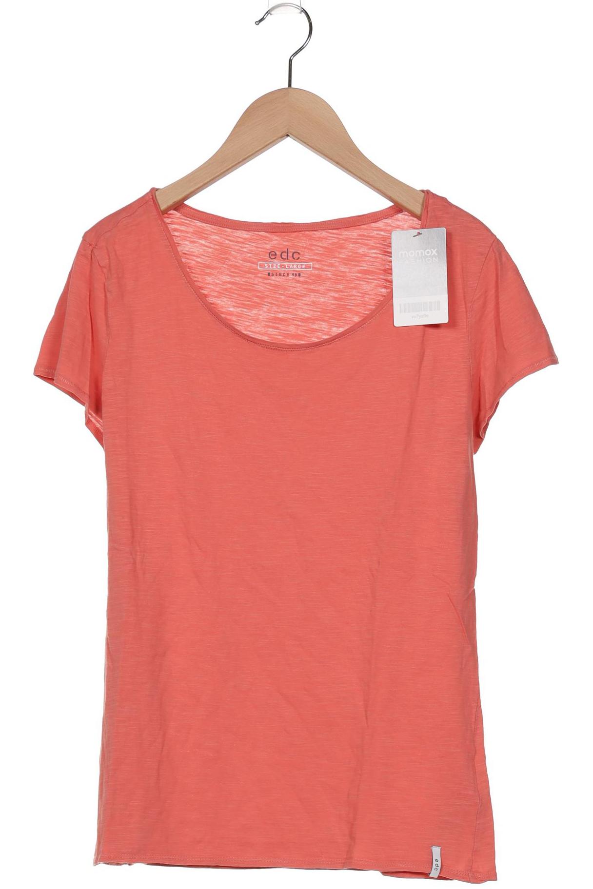 

edc by Esprit Damen T-Shirt, orange, Gr. 42