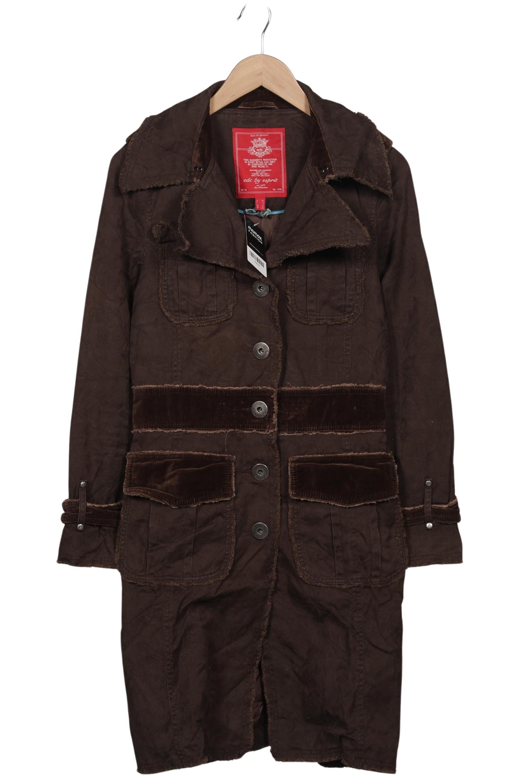 

edc by Esprit Damen Mantel, braun, Gr. 34