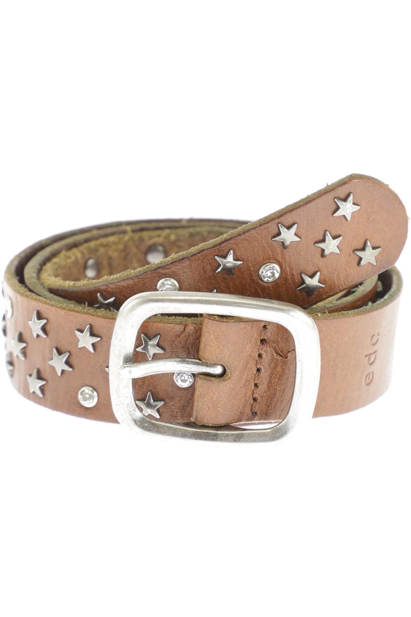 

edc by Esprit Damen Gürtel, braun, Gr. 80