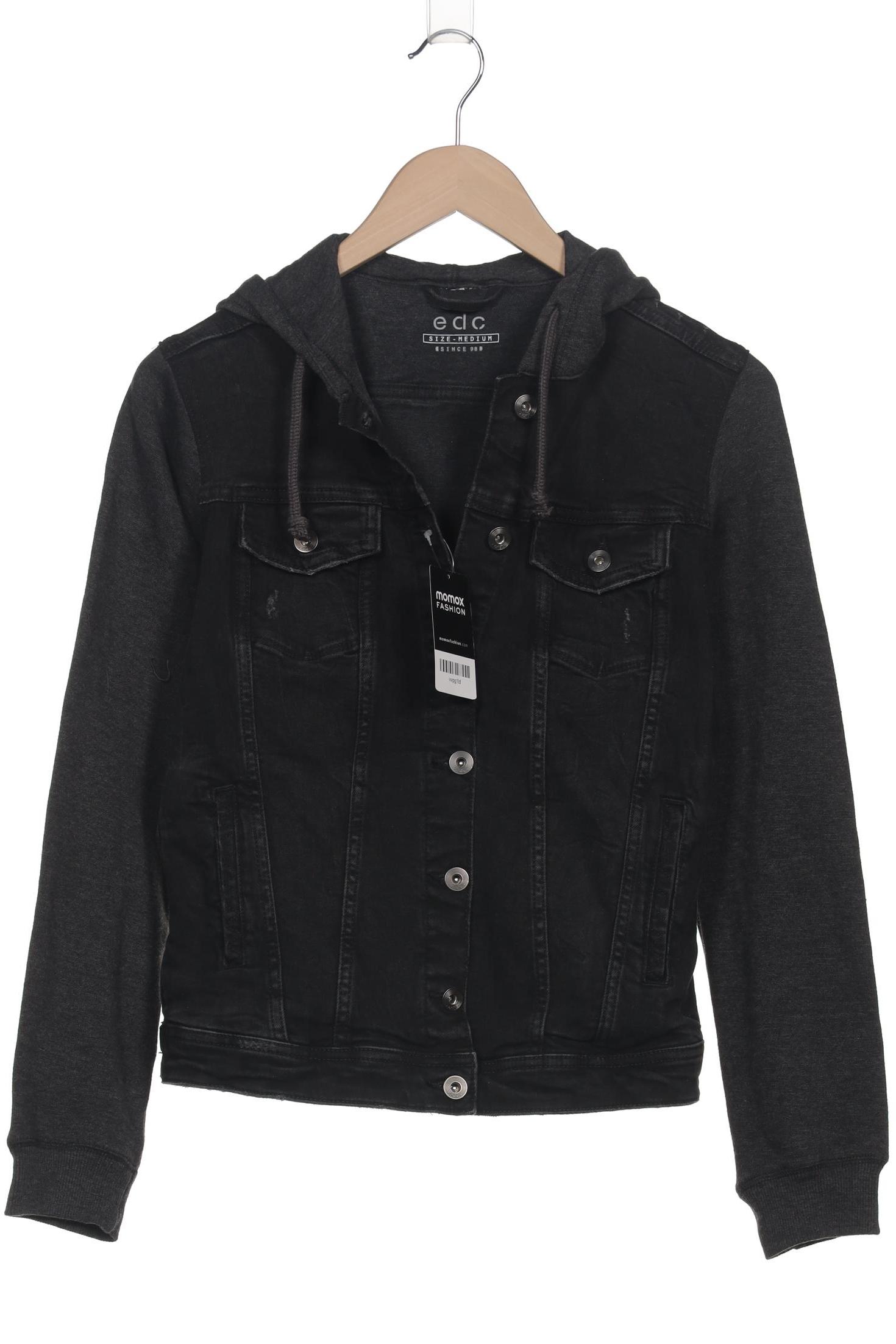 

edc by Esprit Damen Jacke, schwarz, Gr. 38