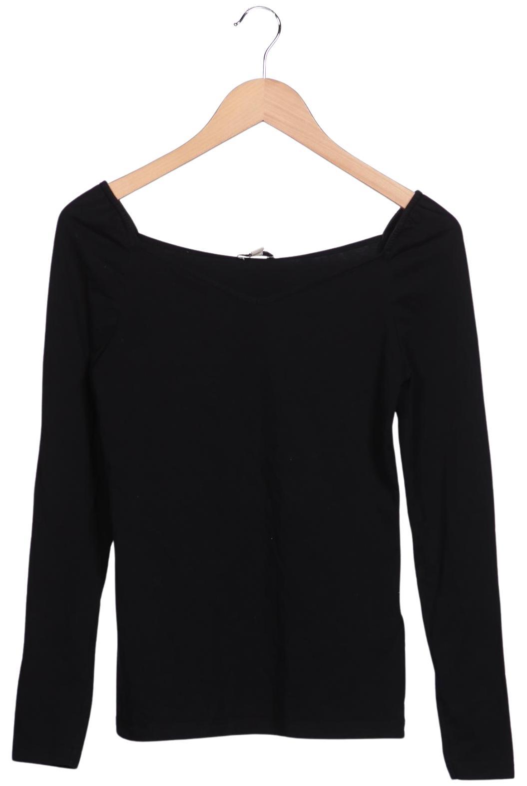 

edc by Esprit Damen Langarmshirt, schwarz, Gr. 38