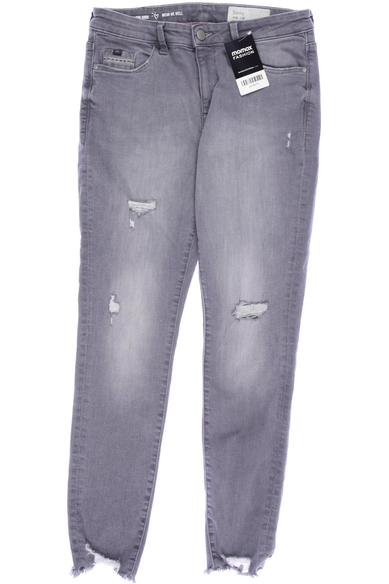 

edc by Esprit Damen Jeans, grau, Gr. 28