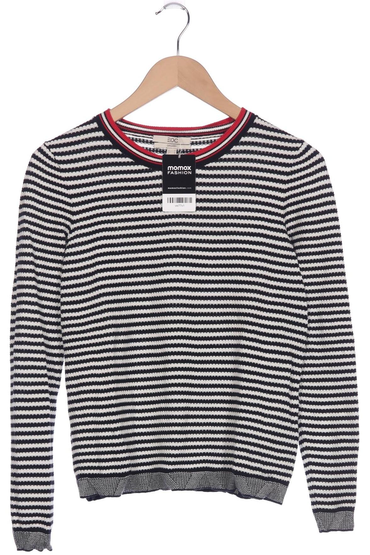 

edc by Esprit Damen Pullover, schwarz, Gr. 38