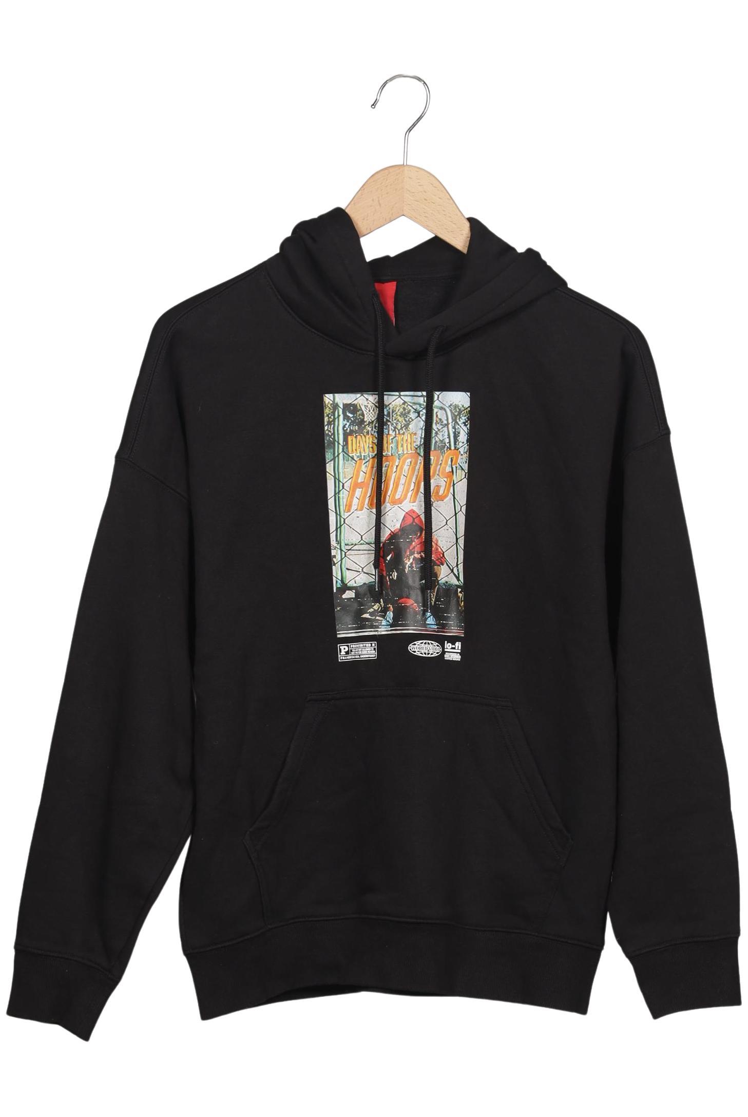 

edc by Esprit Damen Kapuzenpullover, schwarz, Gr. 42