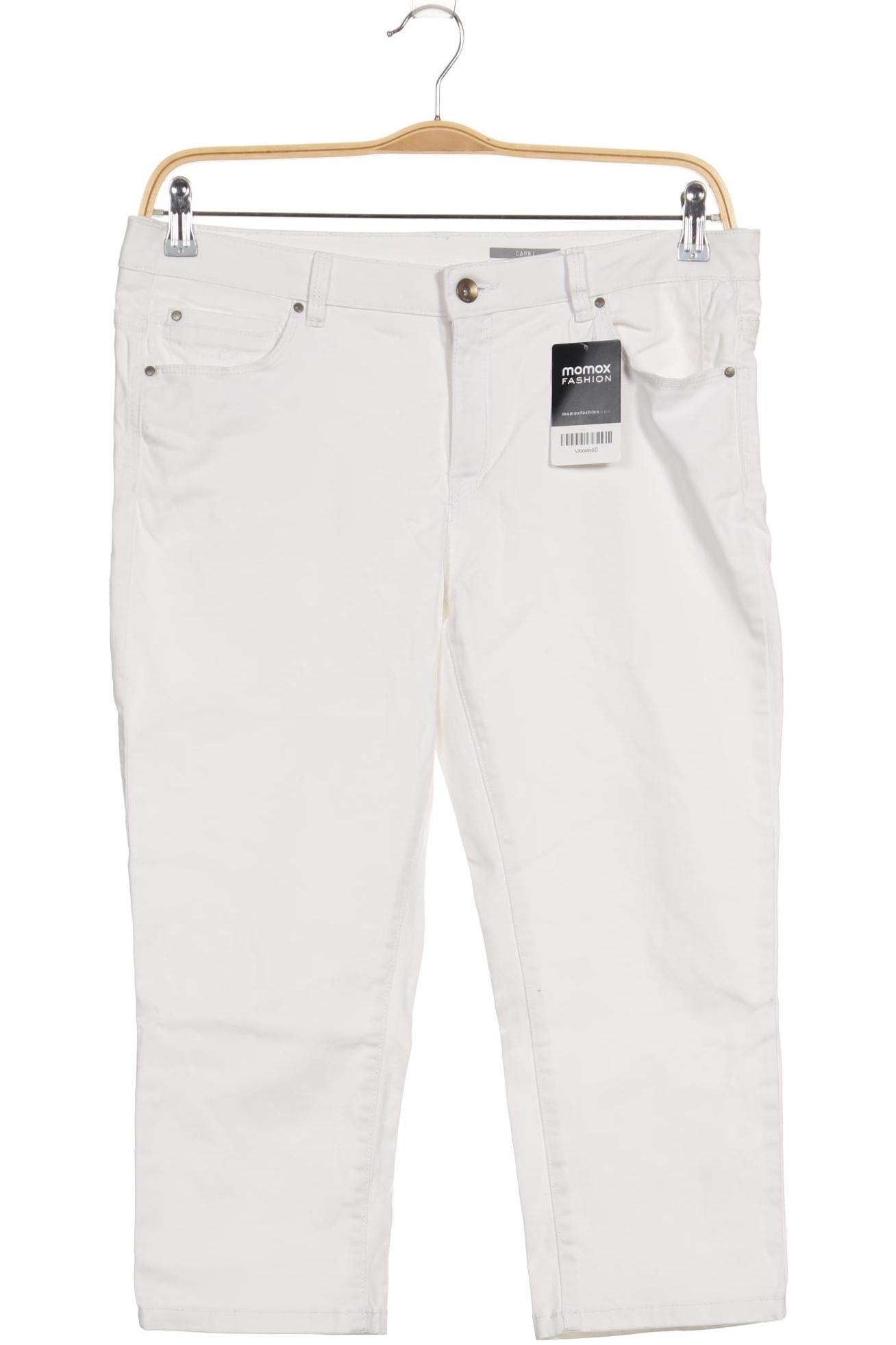 

edc by Esprit Damen Stoffhose, weiß, Gr. 42