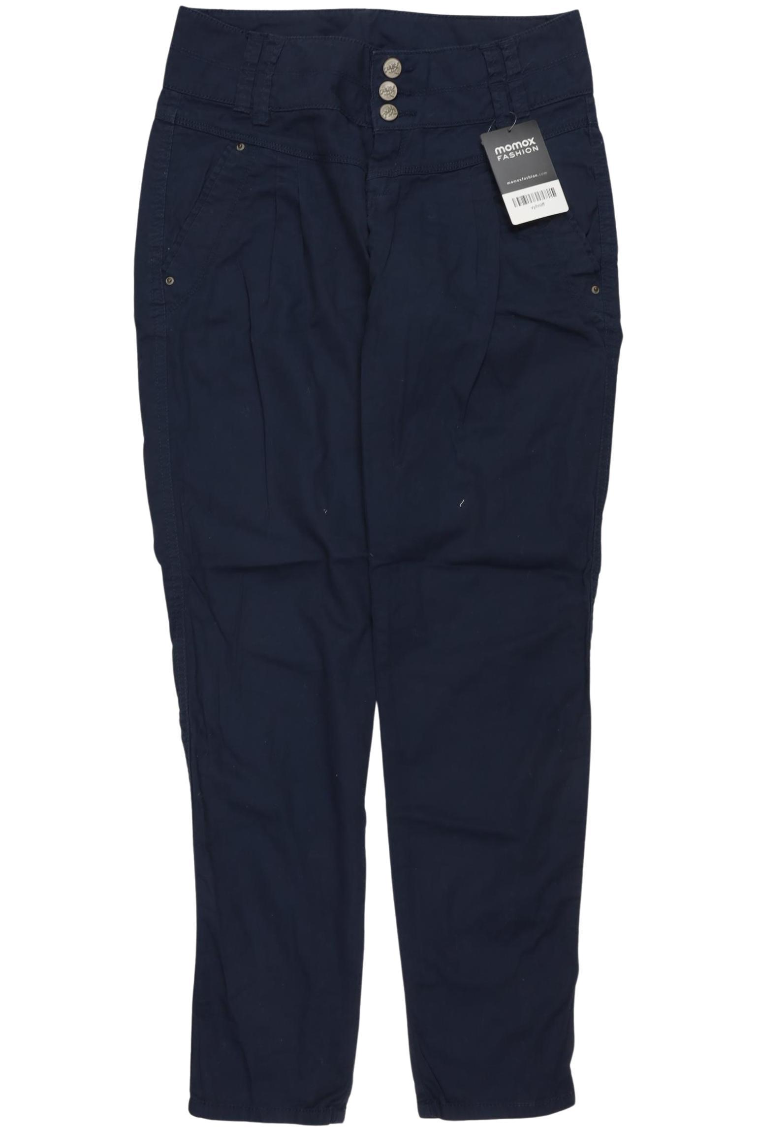 

edc by Esprit Damen Stoffhose, marineblau, Gr. 32