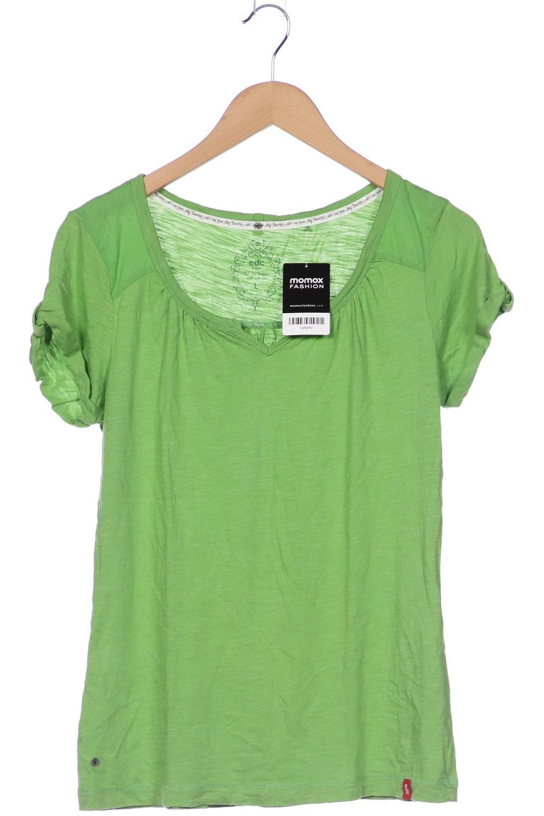 

edc by Esprit Damen T-Shirt, hellgrün