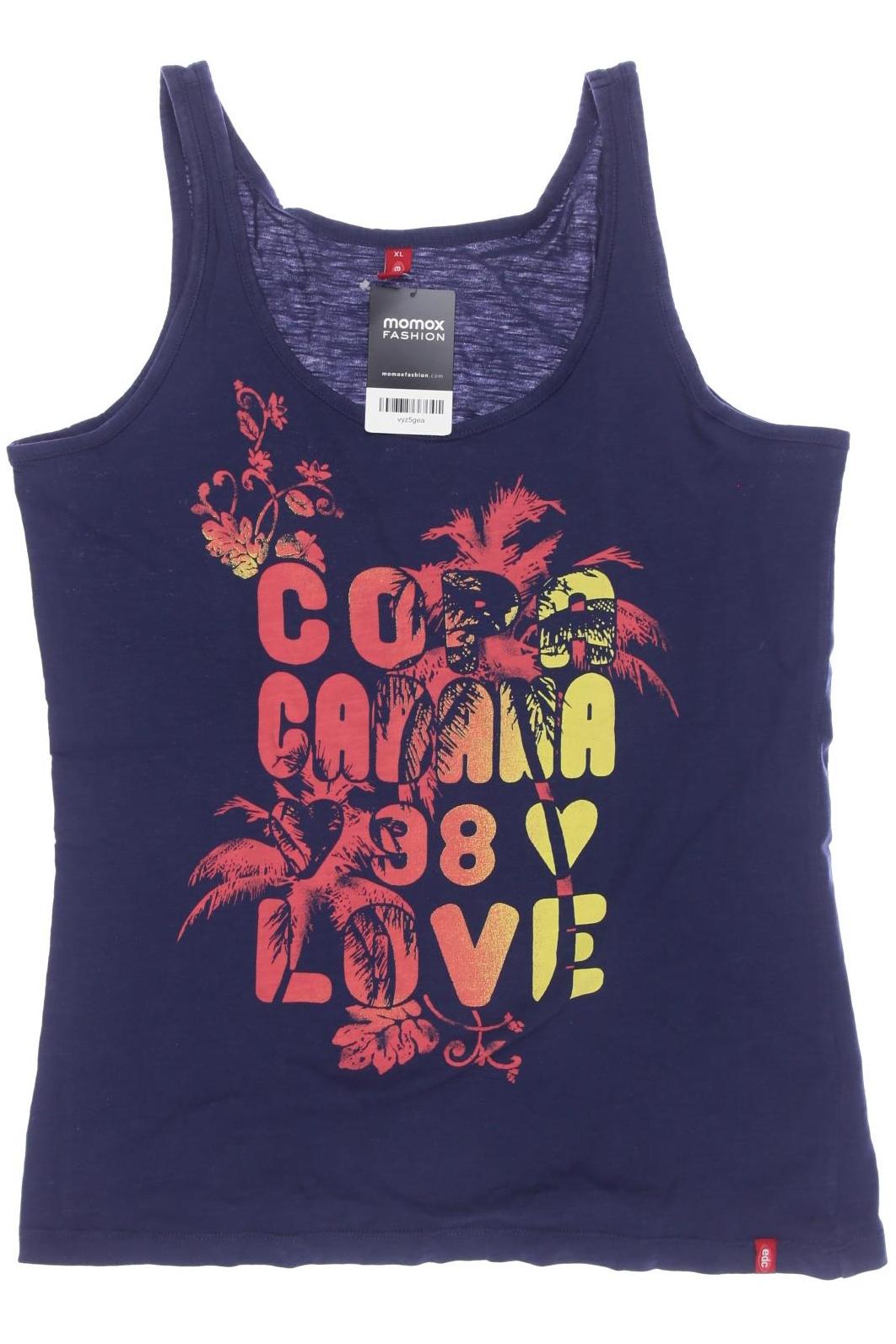 

edc by Esprit Damen Top, marineblau, Gr. 44