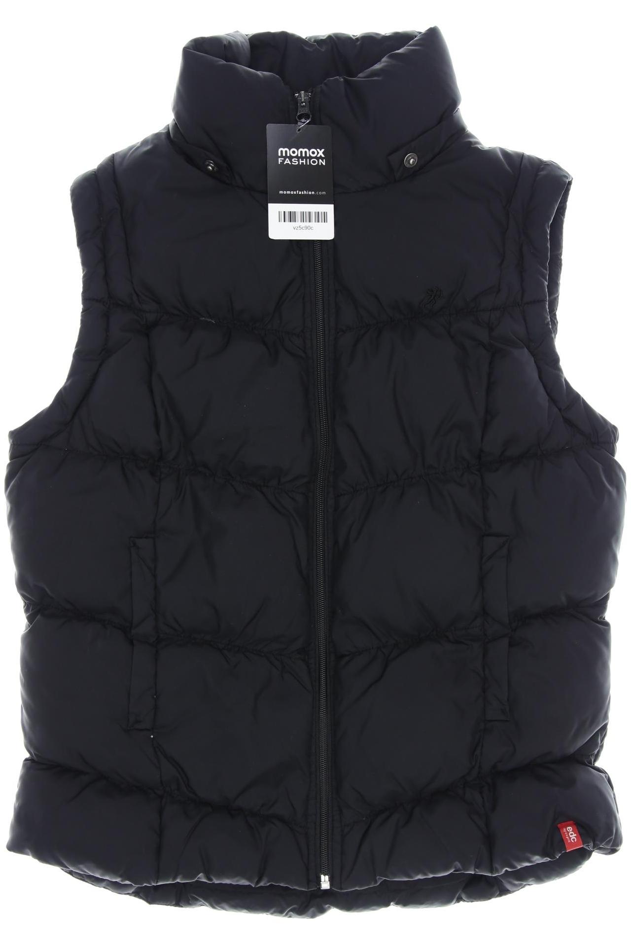 

edc by Esprit Damen Weste, schwarz, Gr. 38