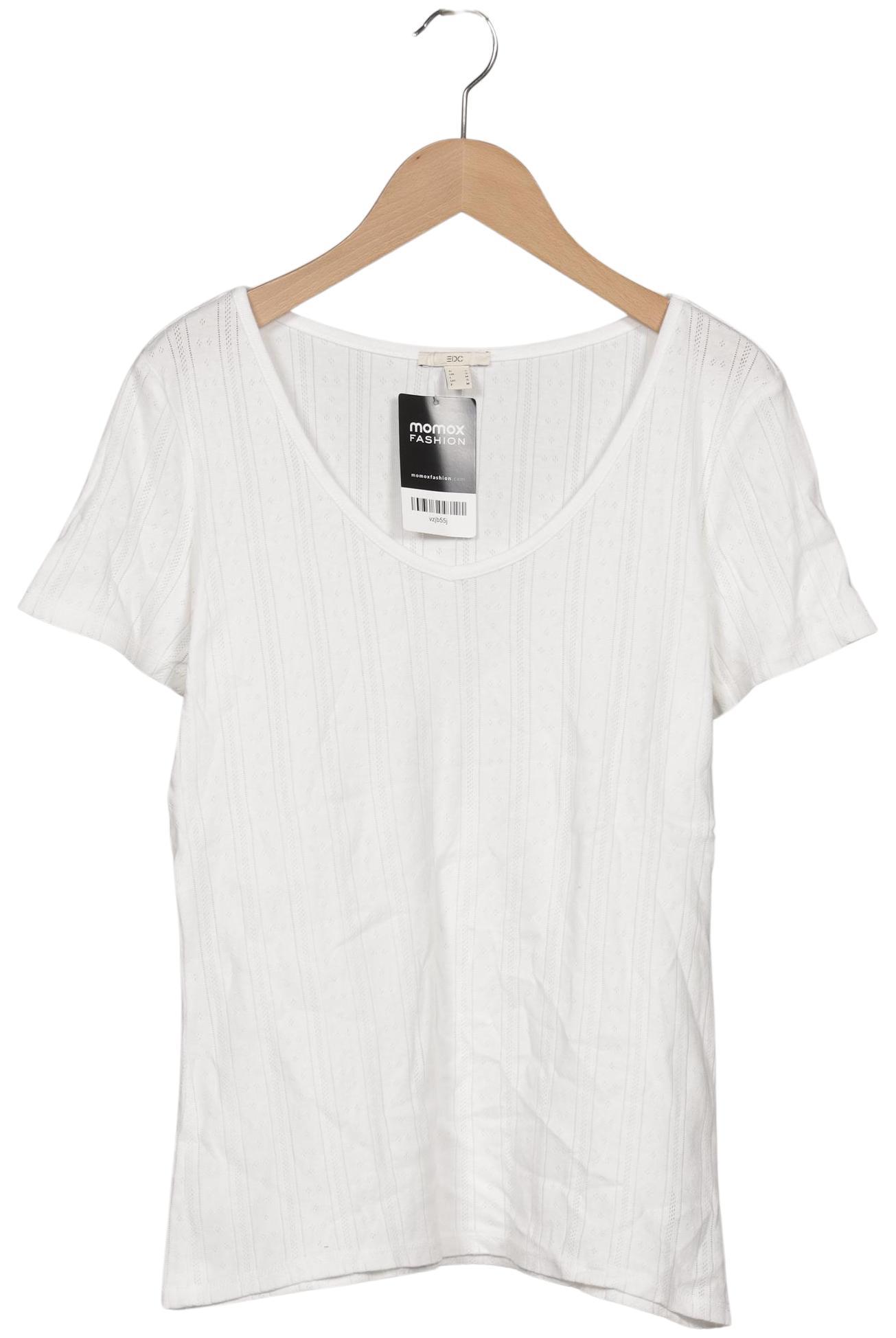 

edc by Esprit Damen T-Shirt, weiß, Gr. 36