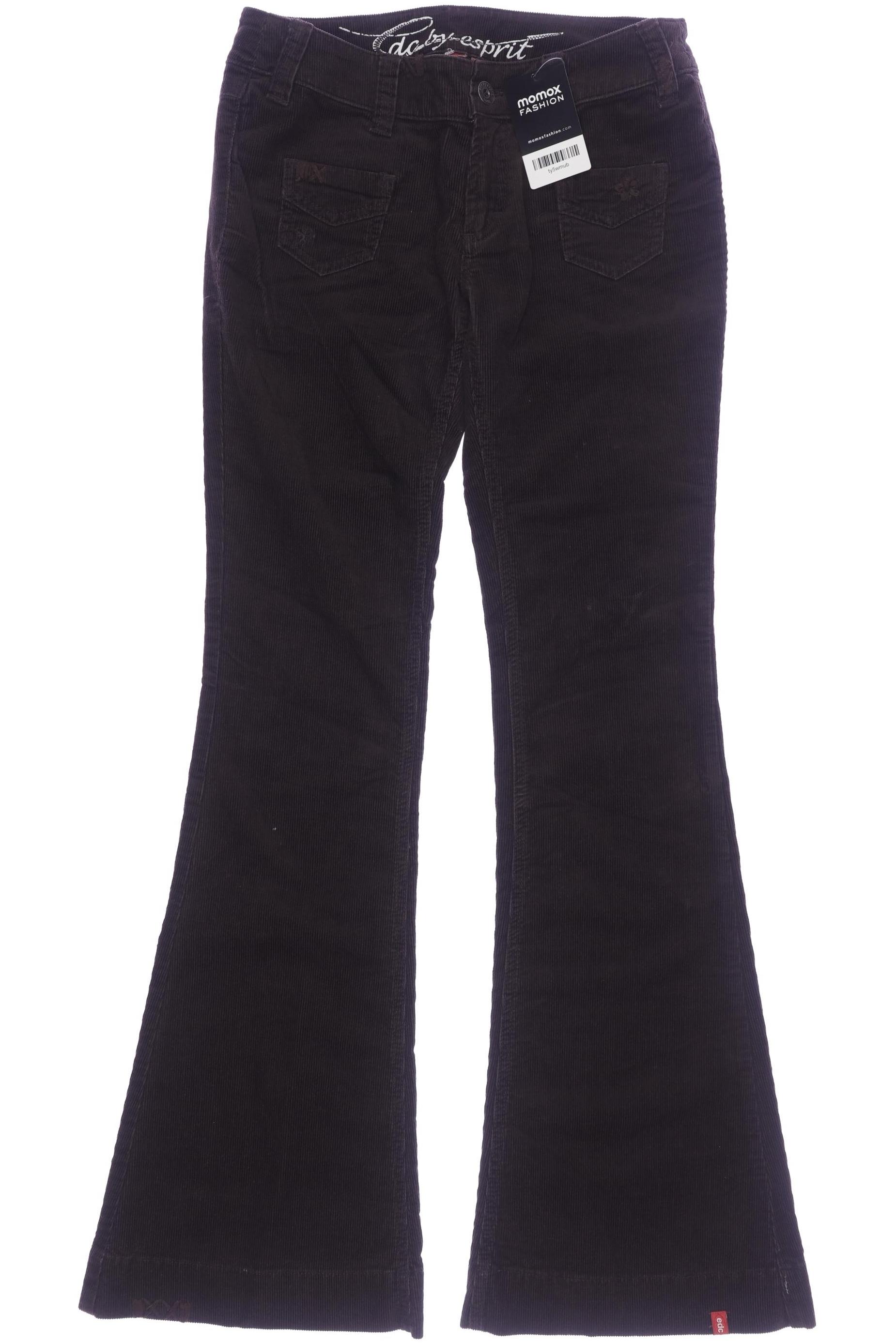 

edc by Esprit Damen Stoffhose, braun, Gr. 29