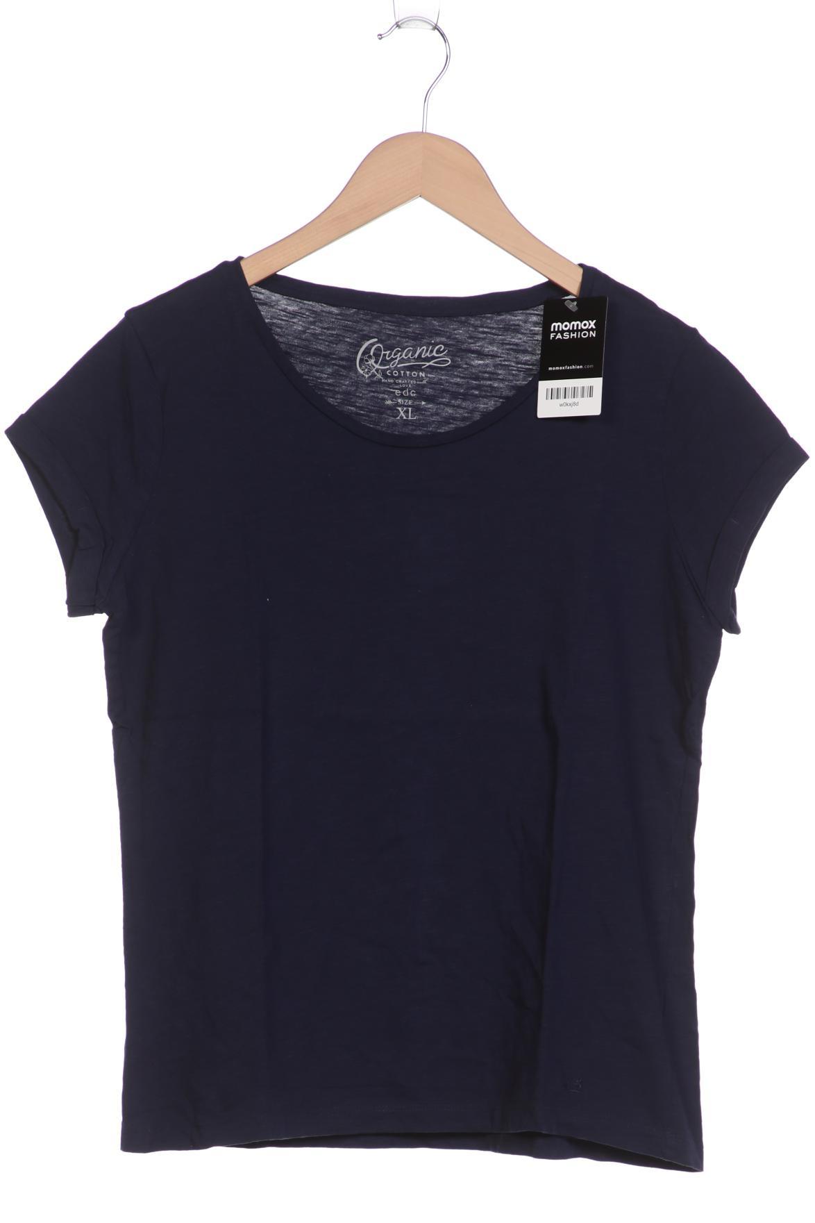 

edc by Esprit Damen T-Shirt, marineblau