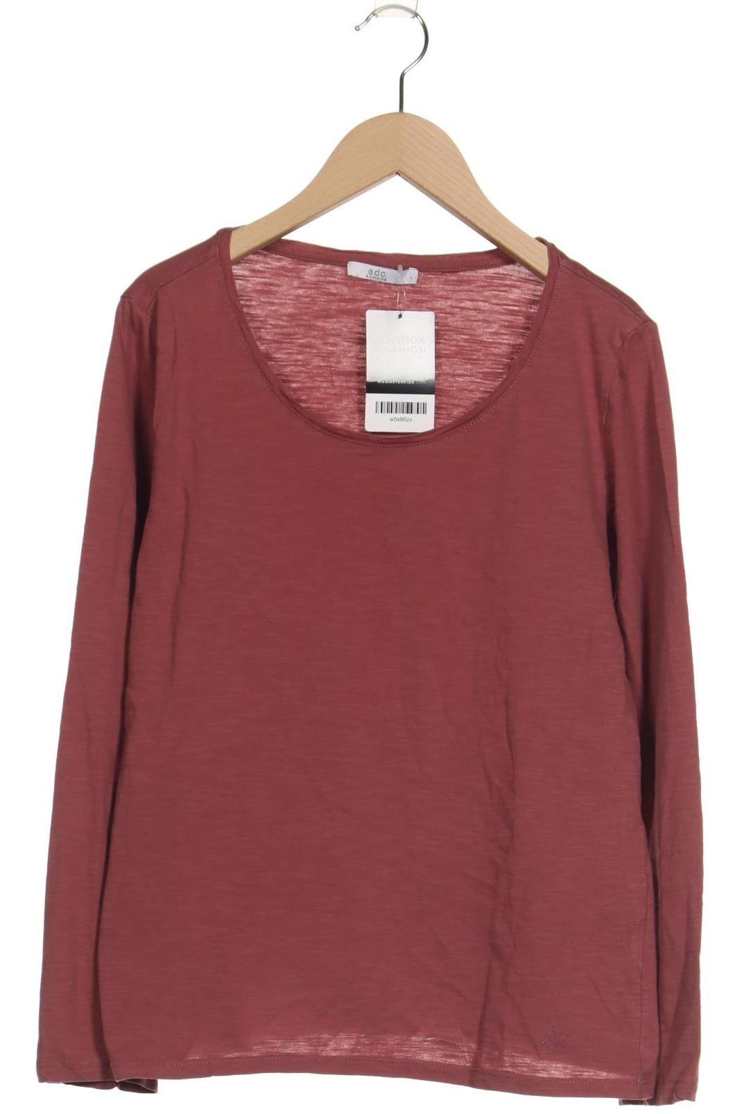 

edc by Esprit Damen Langarmshirt, bordeaux, Gr. 42