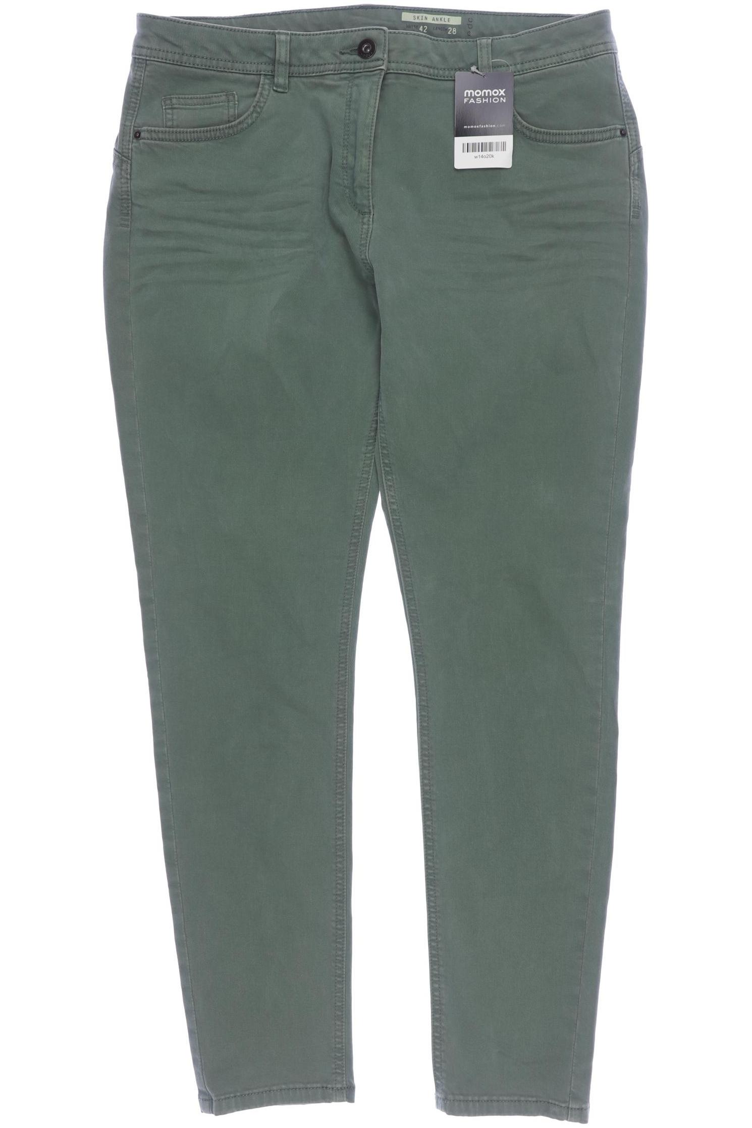 

edc by Esprit Damen Jeans, grün, Gr. 42