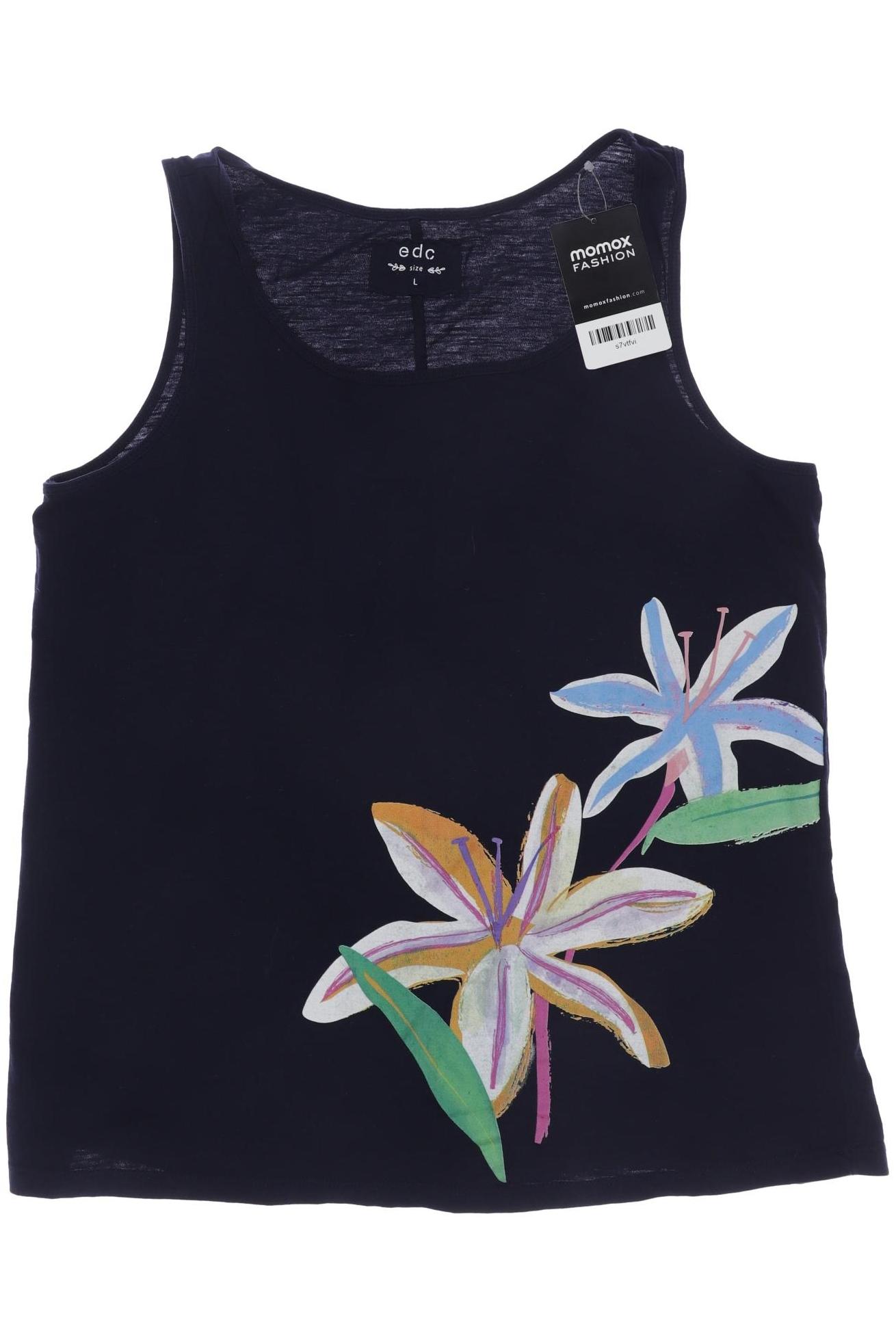 

edc by Esprit Damen Top, marineblau, Gr. 42