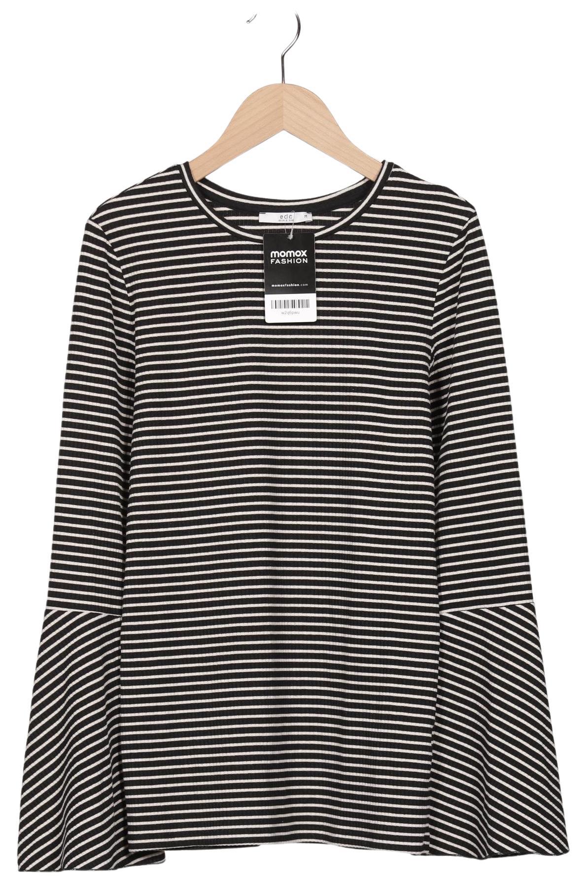 

edc by Esprit Damen Langarmshirt, mehrfarbig, Gr. 38