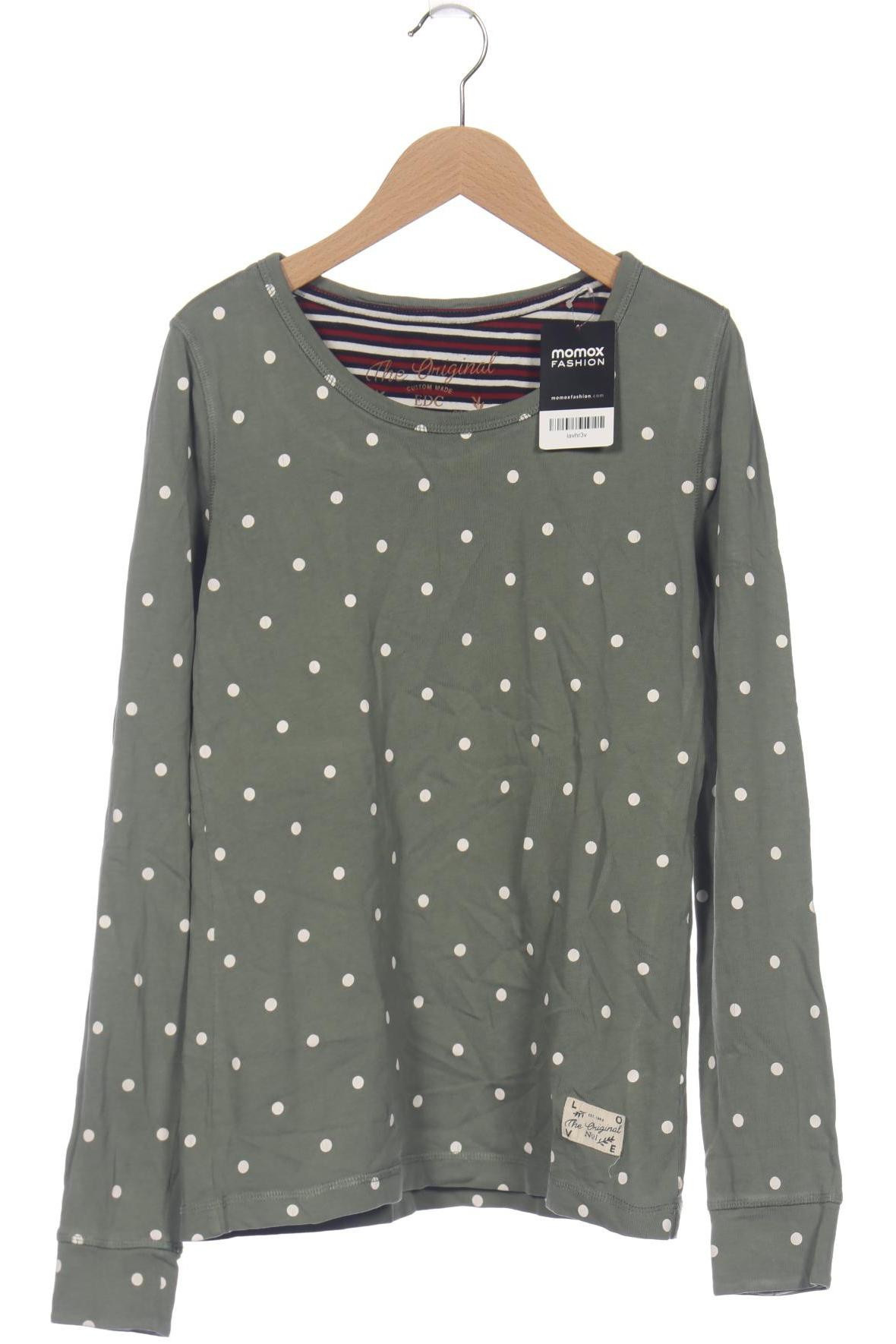 

edc by Esprit Damen Langarmshirt, grün, Gr. 36