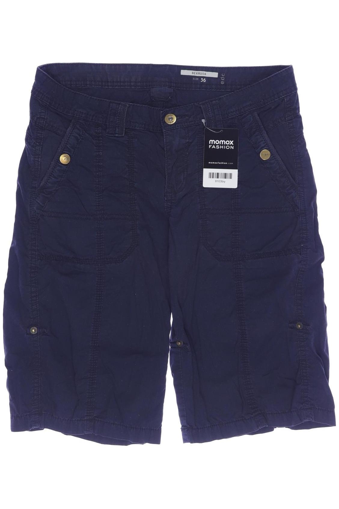 

edc by Esprit Damen Shorts, marineblau, Gr. 36