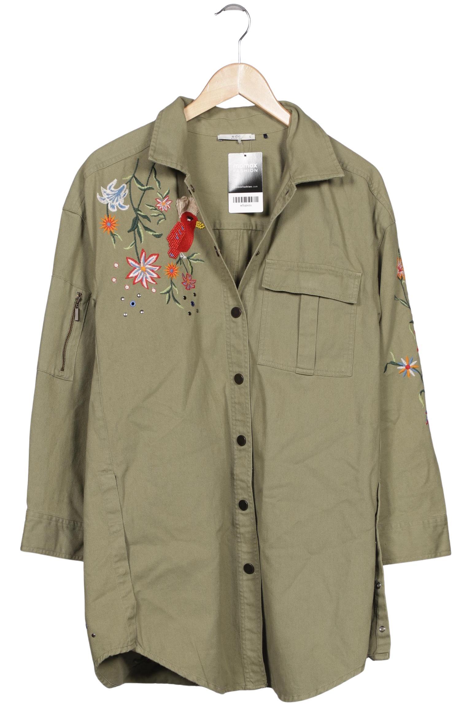 

edc by Esprit Damen Jacke, grün, Gr. 36