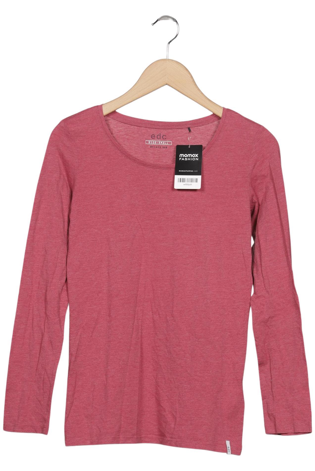 

edc by Esprit Damen Langarmshirt, pink, Gr. 36