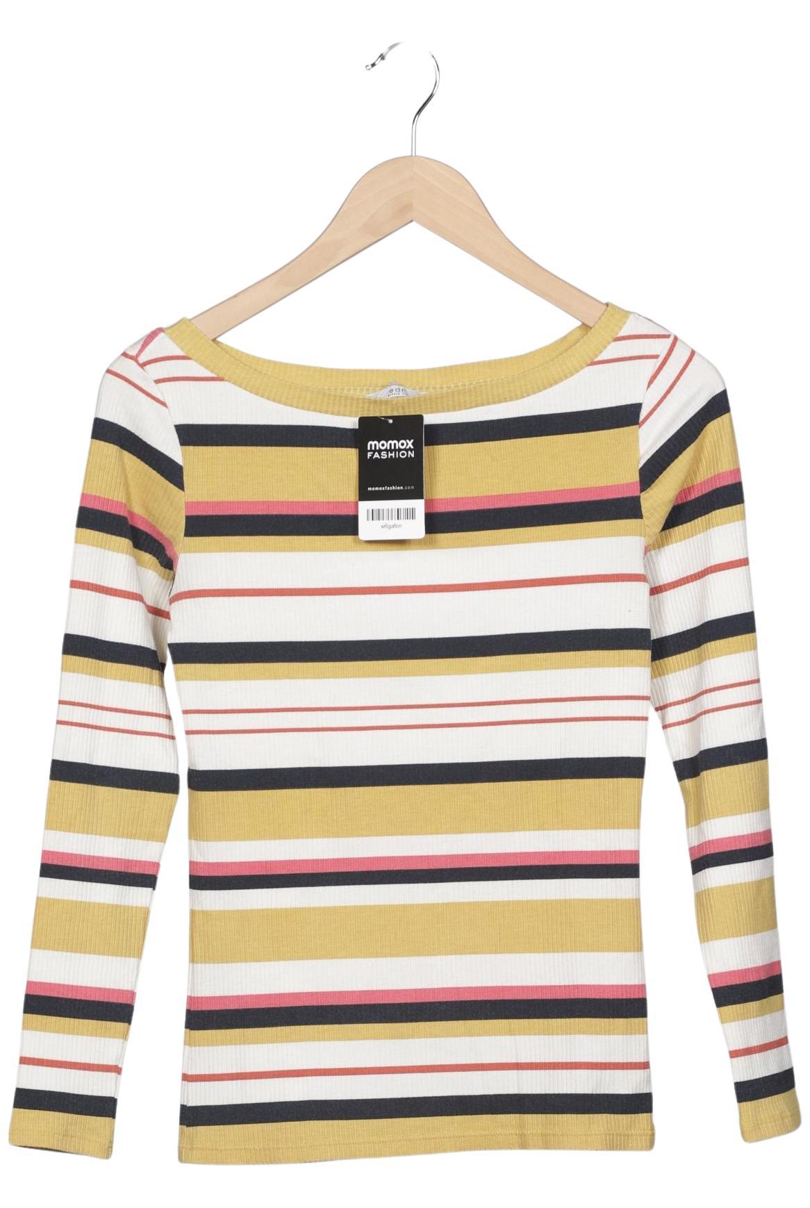 

edc by Esprit Damen Langarmshirt, mehrfarbig, Gr. 34