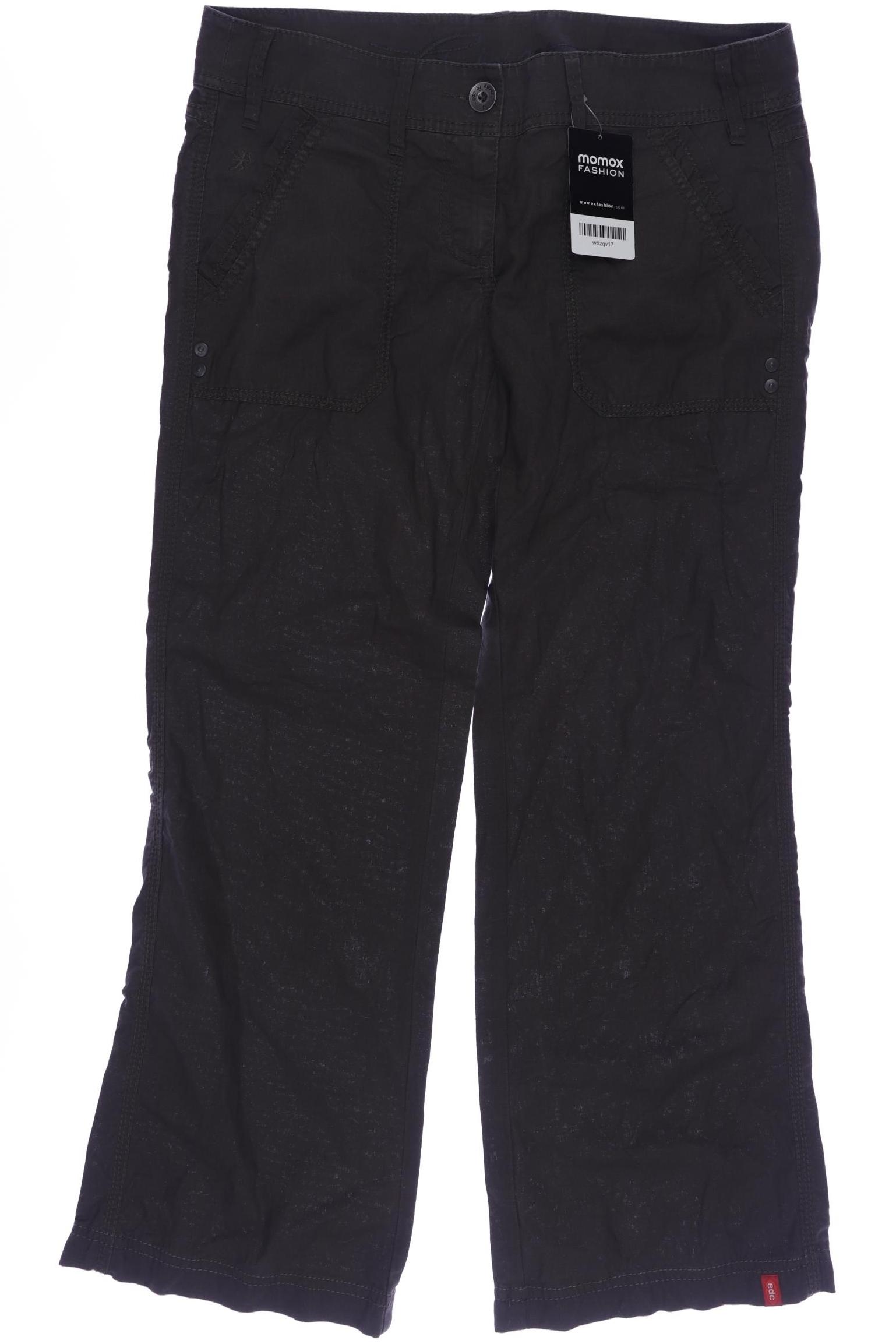 

edc by Esprit Damen Stoffhose, braun, Gr. 36