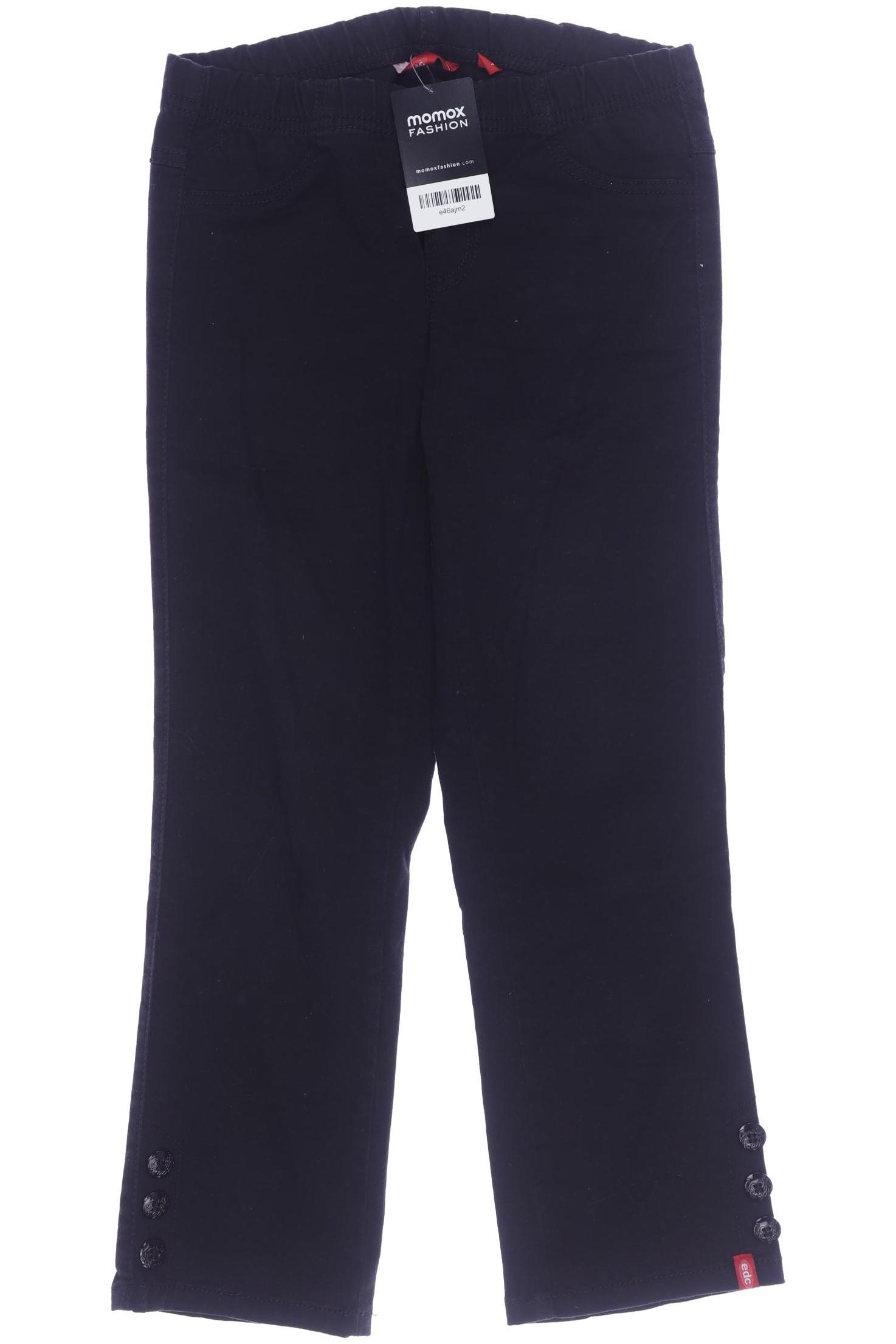 

edc by Esprit Damen Stoffhose, schwarz, Gr. 34