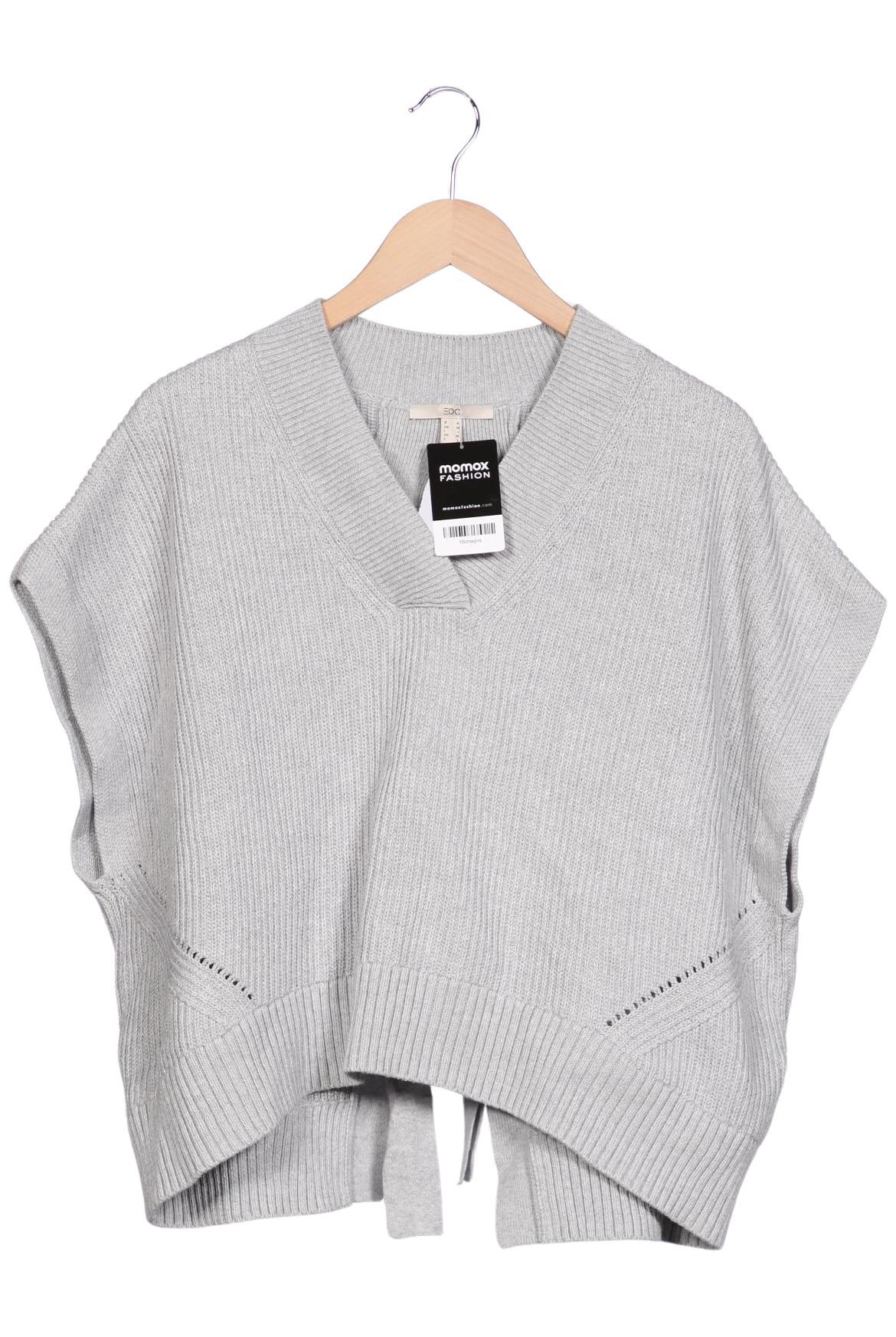

edc by Esprit Damen Pullover, grau, Gr. 38