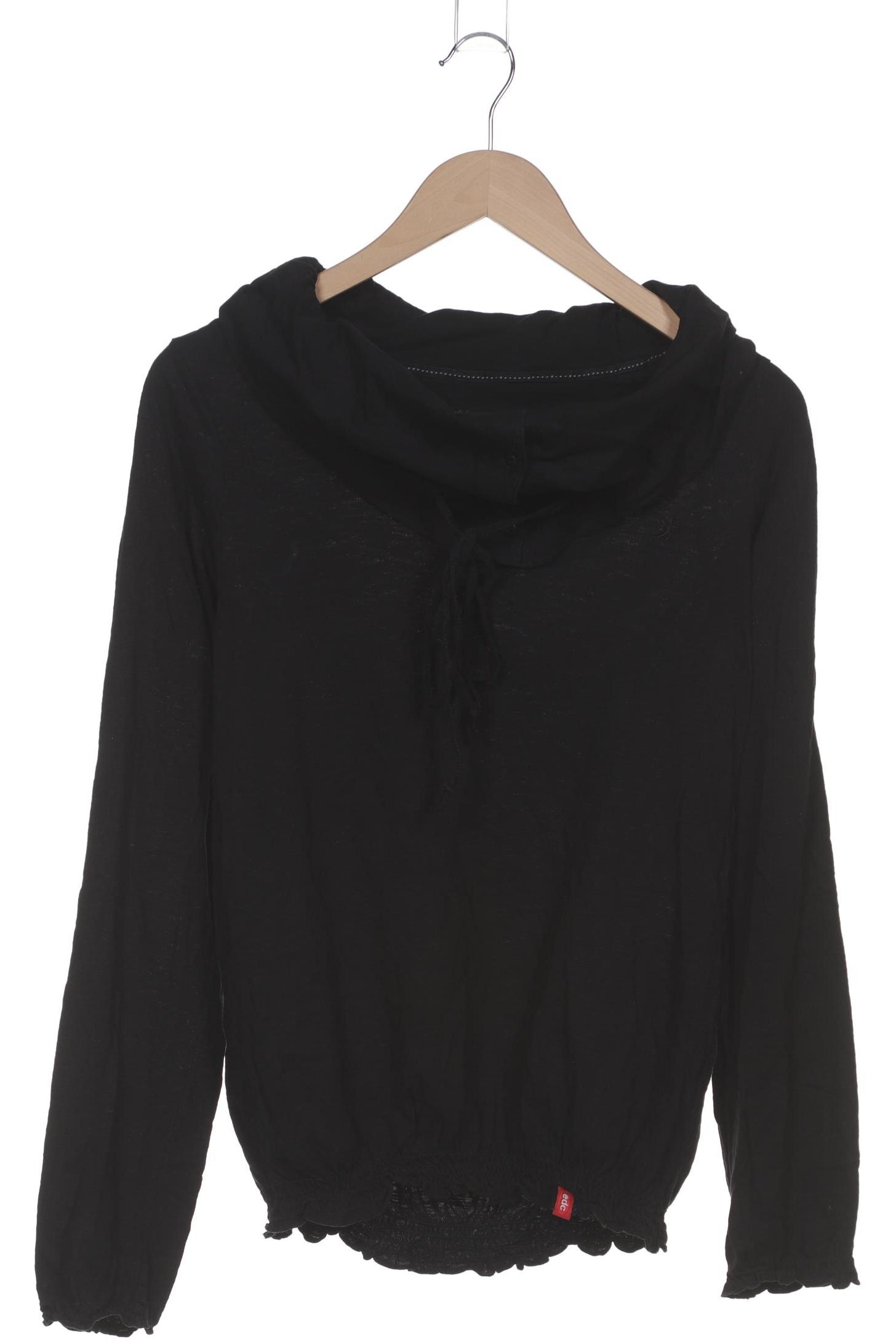 

edc by Esprit Damen Langarmshirt, schwarz, Gr. 38