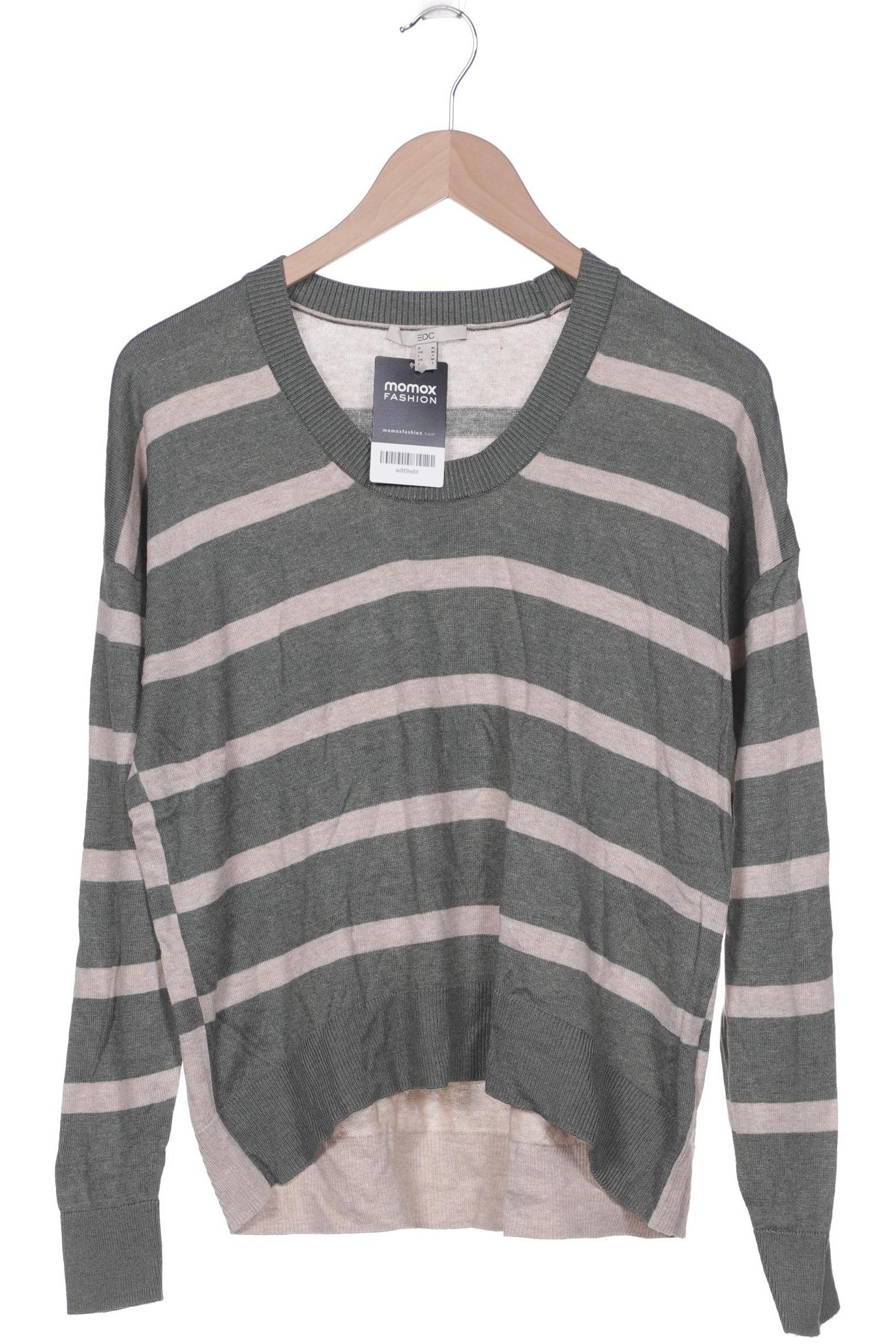

edc by Esprit Damen Pullover, grün, Gr. 38