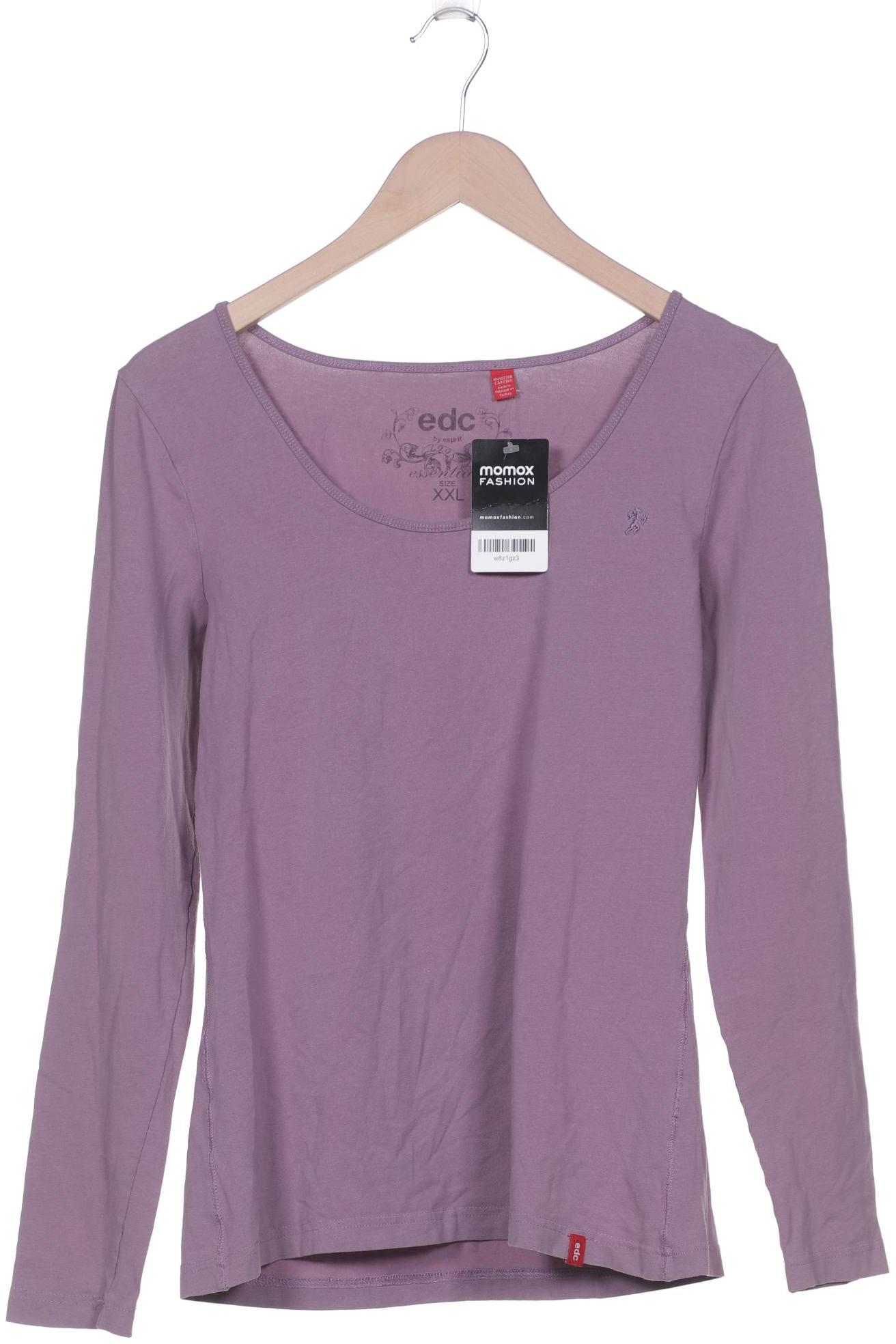 

edc by Esprit Damen Langarmshirt, flieder