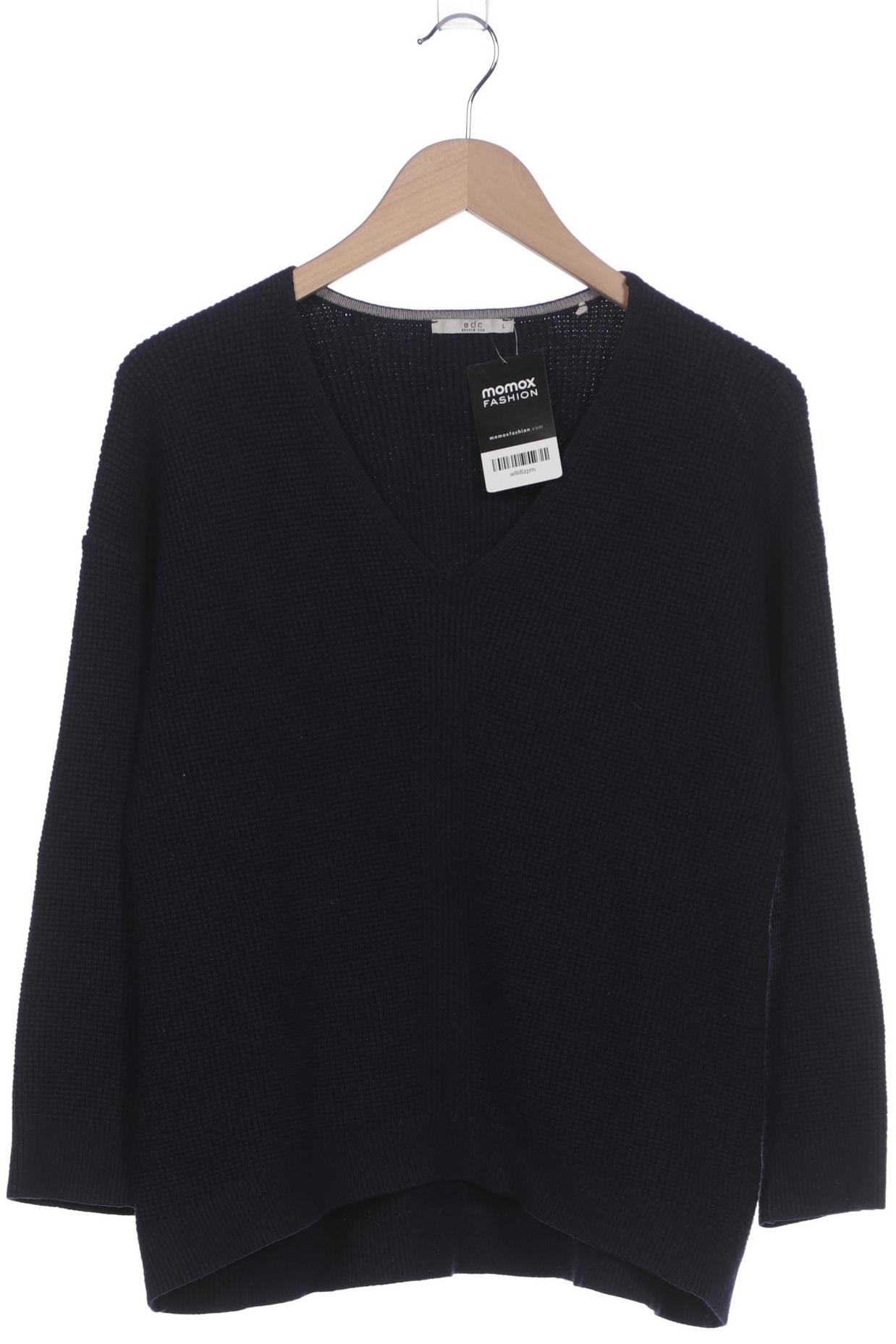 

edc by Esprit Damen Pullover, marineblau, Gr. 42