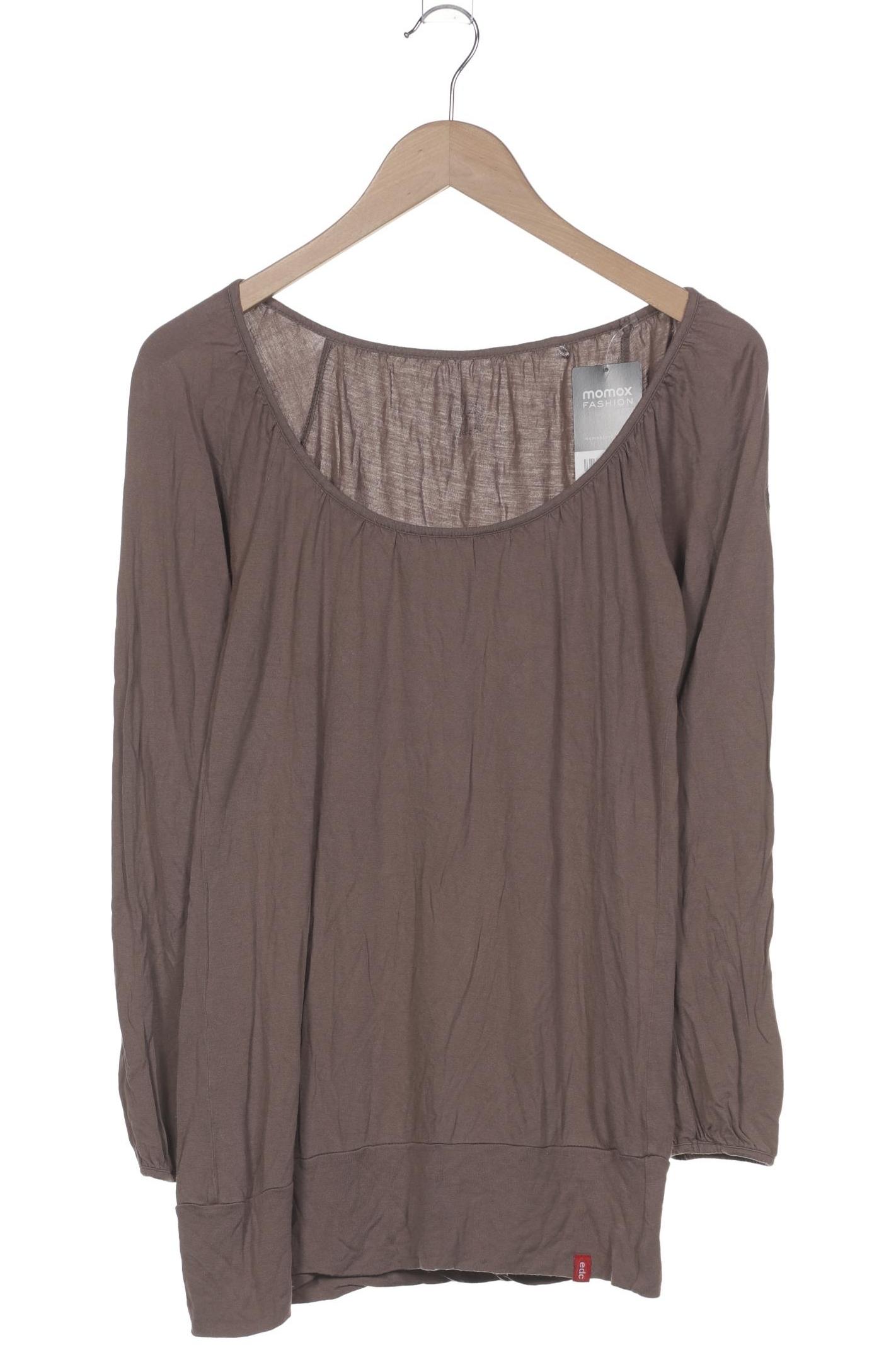 

edc by Esprit Damen Langarmshirt, braun, Gr. 42